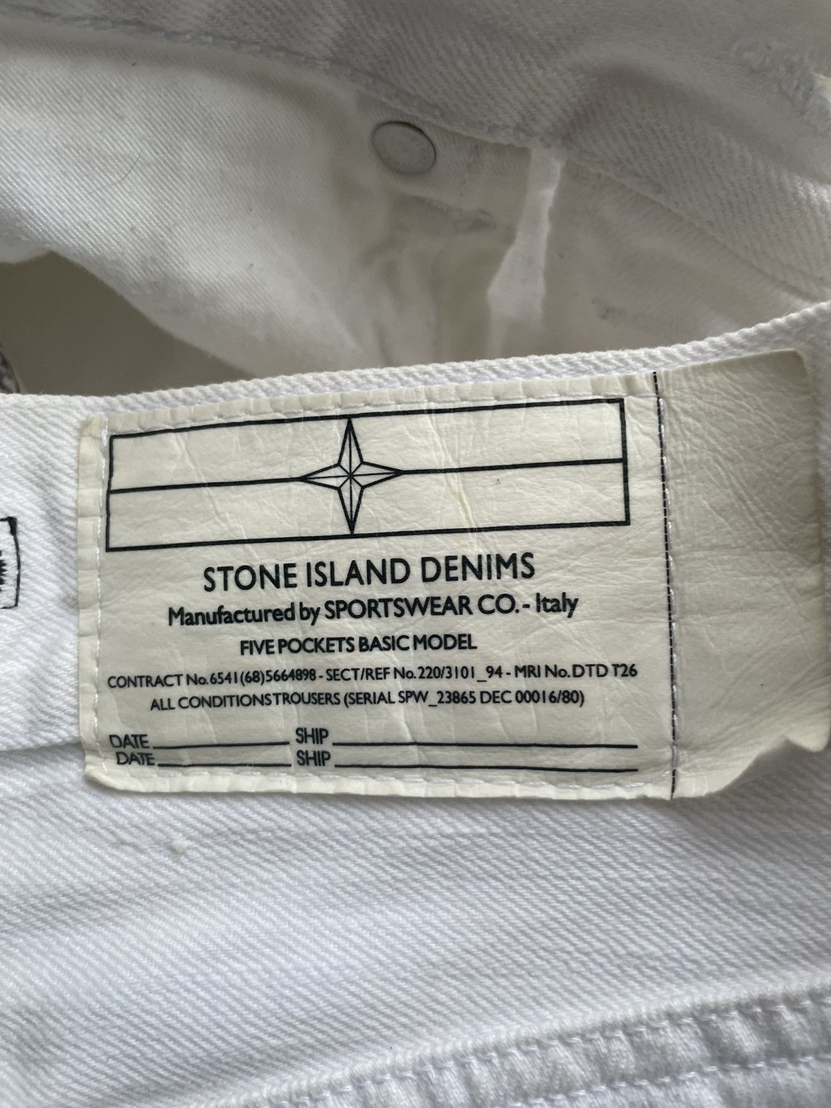Designer Stone Island Denims Kurabo Denim Size US 30 / EU 46 - 9 Thumbnail