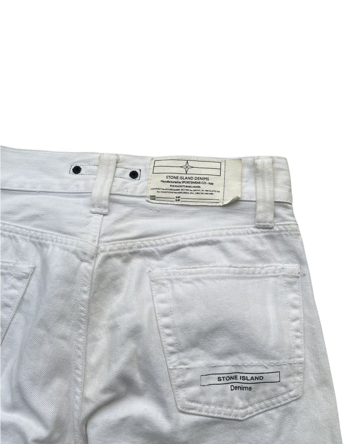 Designer Stone Island Denims Kurabo Denim Size US 30 / EU 46 - 7 Thumbnail