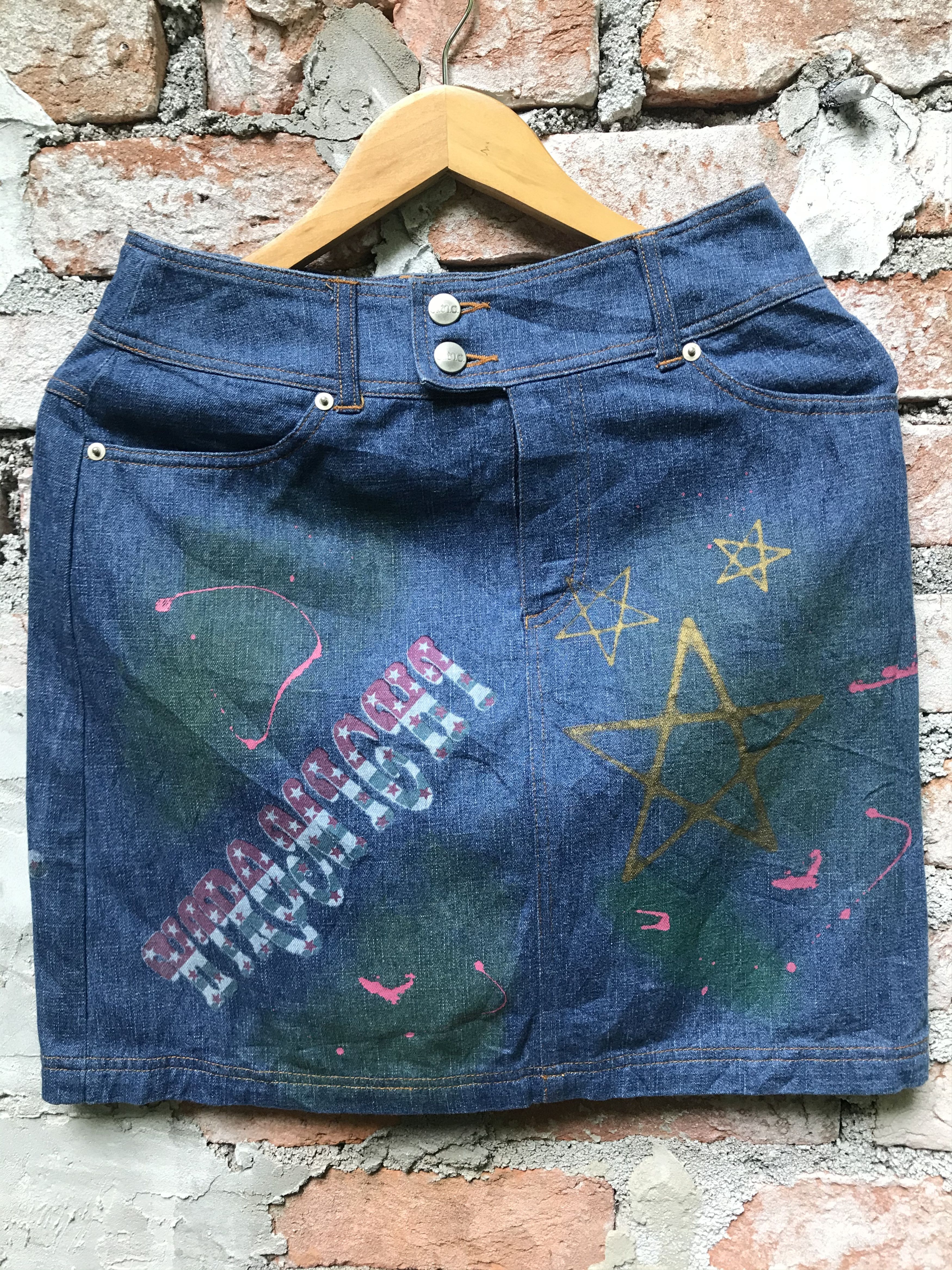 Hysteric Glamour × Japanese Brand Hiromichi Nakano denim Skirt Size 27" / US 4 / IT 40 - 1 Thumbnail