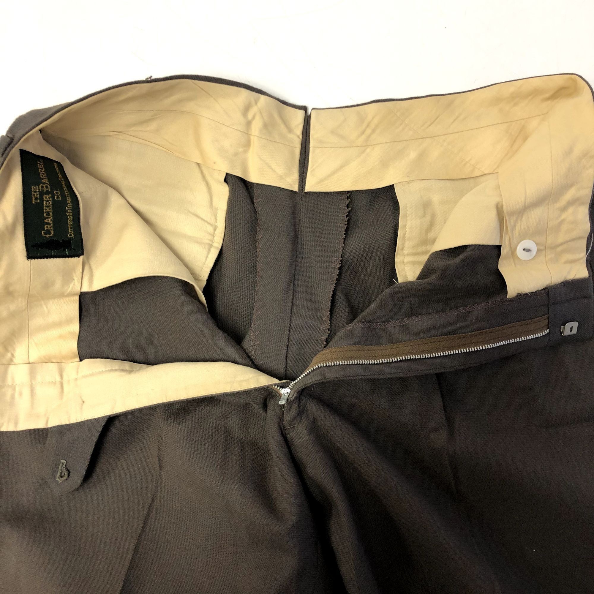 50's Cracker Barrel Gray DROP LOOP Trousers ROCKABILLY Pants