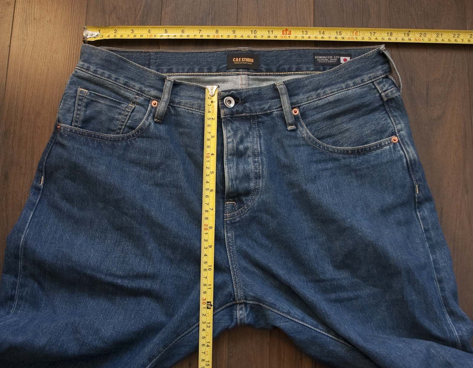 C.O.F. Studio COF Studio Selvedge Jeans Kuroki Size 35x31 Size US 35 - 6 Thumbnail