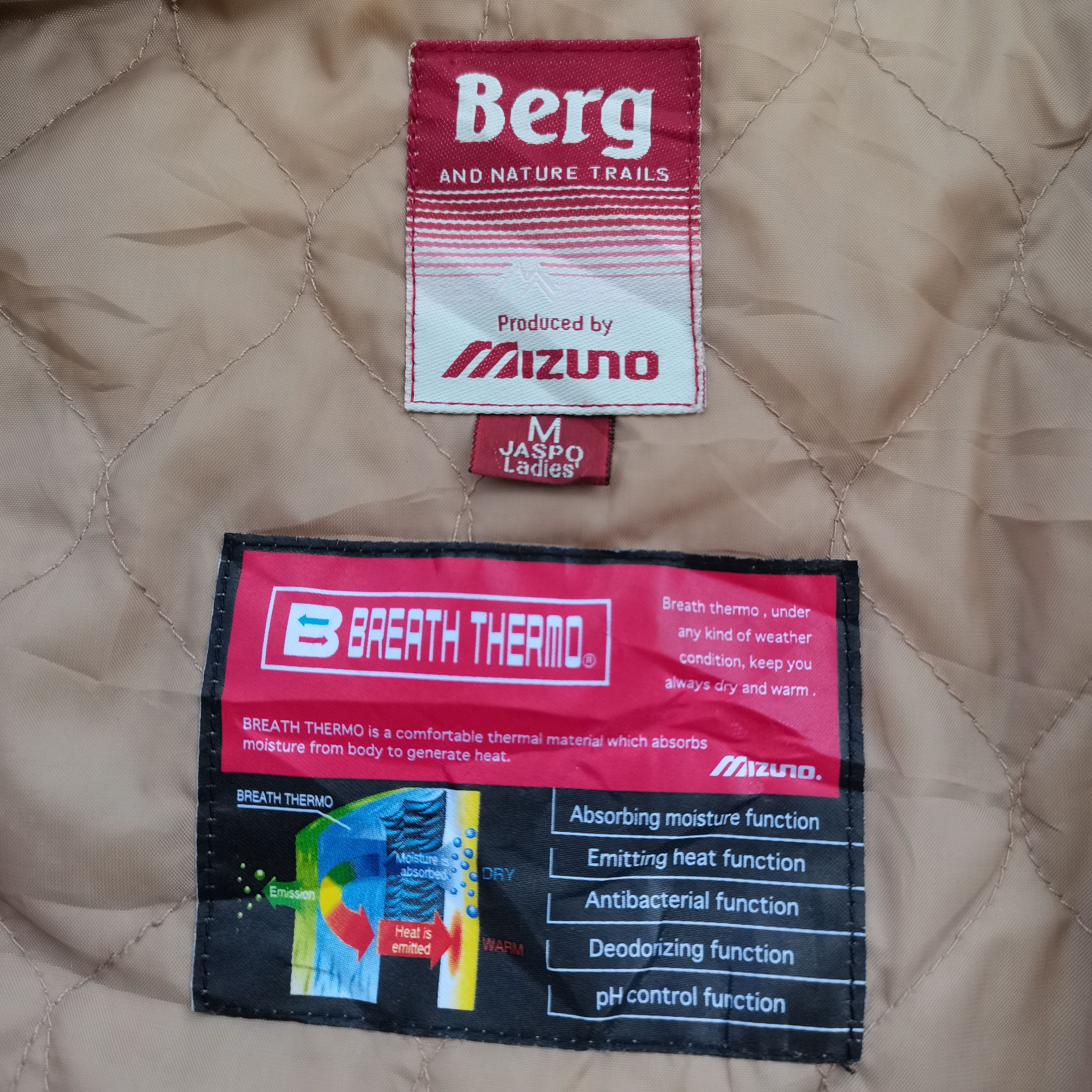 Mizuno Steals🔥 BERG X MIZUNO Zipper Up Jacket Size US M / EU 48-50 / 2 - 12 Thumbnail