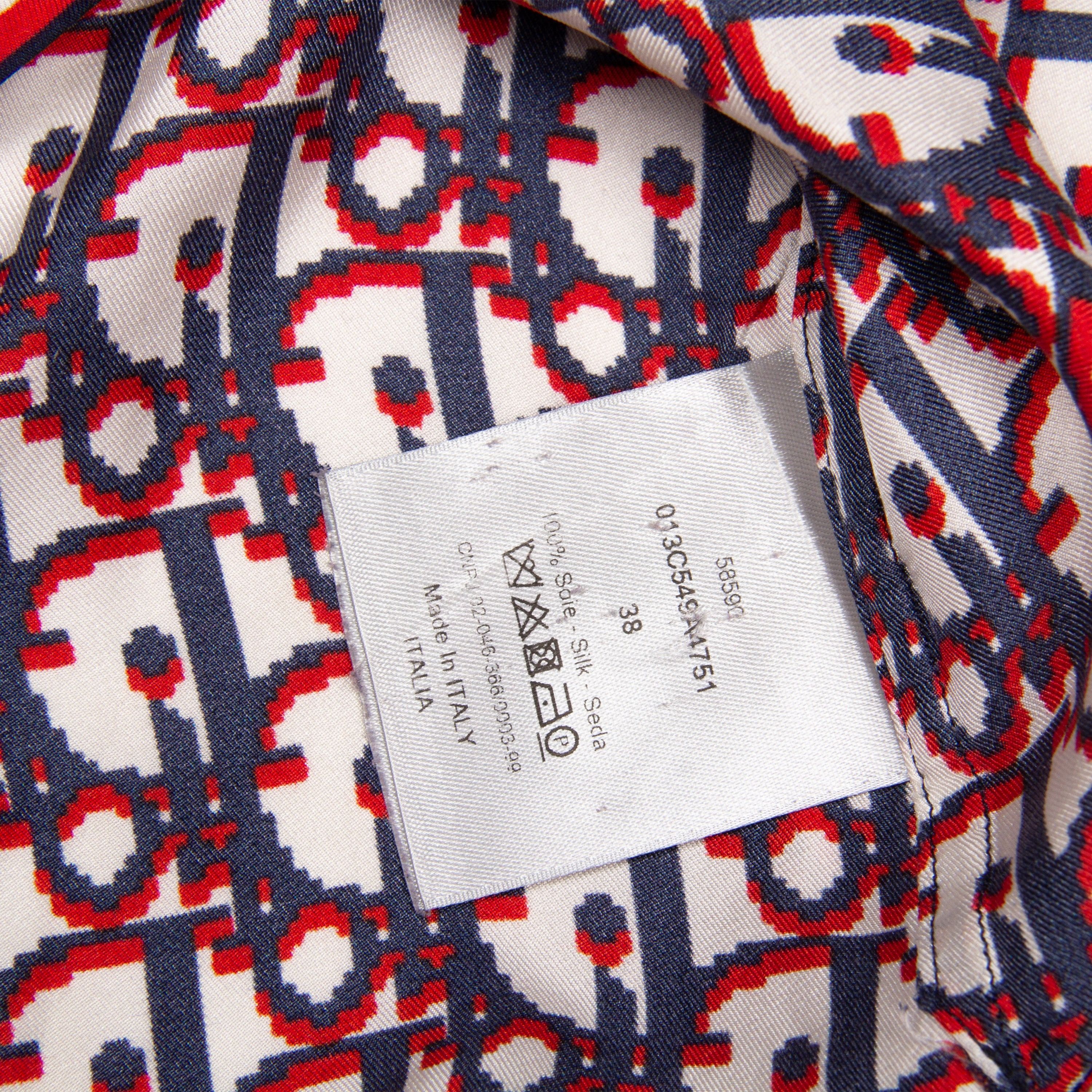 Dior DIOR OBLIQUE MONOGRAM BUTTON UP SHIRT | 38 Size US M / EU 48-50 / 2 - 5 Thumbnail