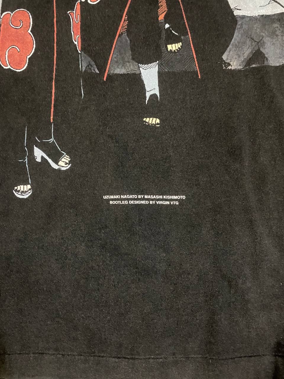 Anime × Japanese Brand Rare! Vintage Anime Naruto Akatsuki Pain & Konan Bootleg Size US XL / EU 56 / 4 - 5 Thumbnail