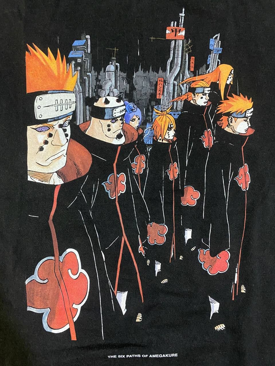 Anime × Japanese Brand Rare! Vintage Anime Naruto Akatsuki Pain & Konan Bootleg Size US XL / EU 56 / 4 - 6 Thumbnail