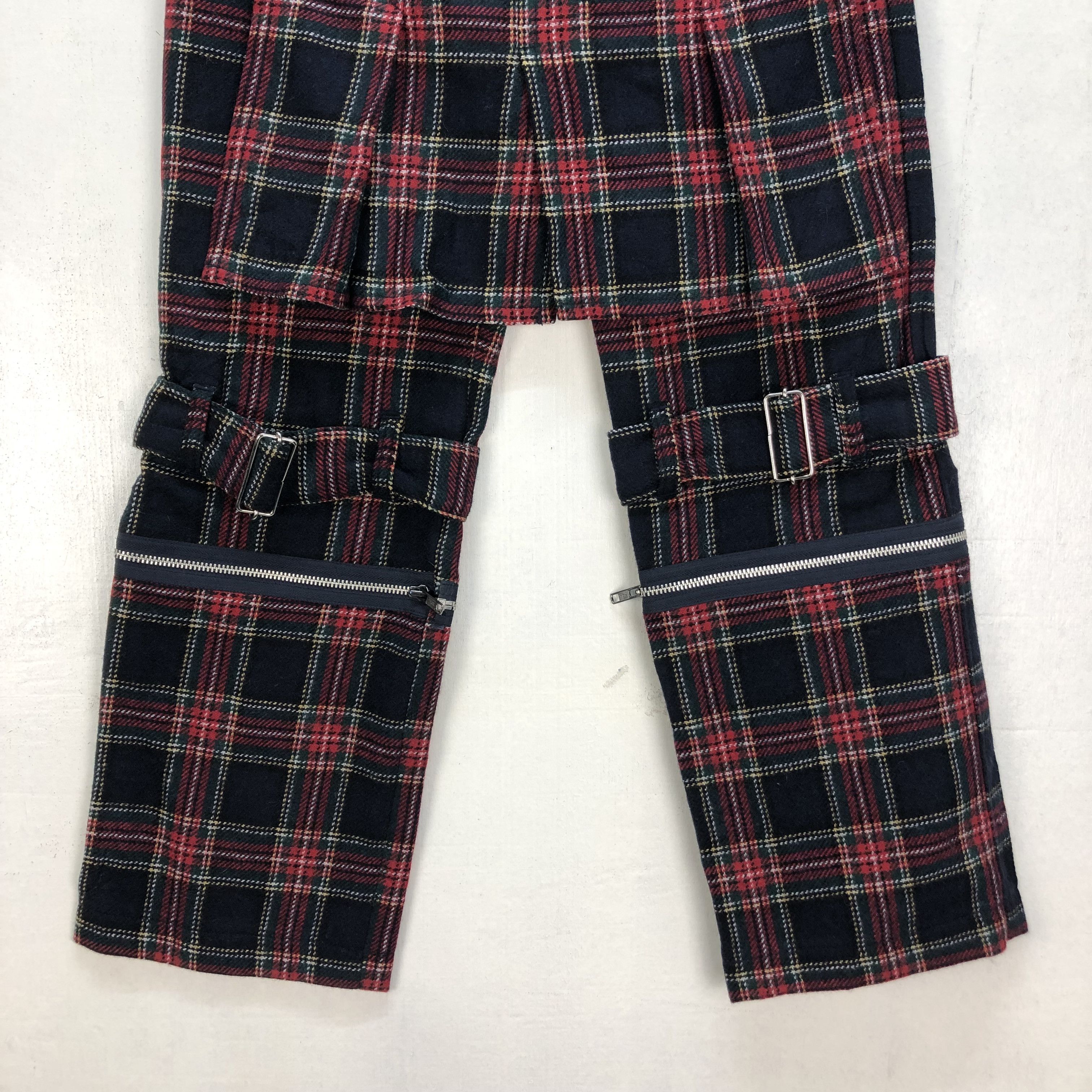 Japanese Brand WHO ARE THESE PUNKS? TARTAN PANTS #6808-89 Size US 29 - 6 Thumbnail