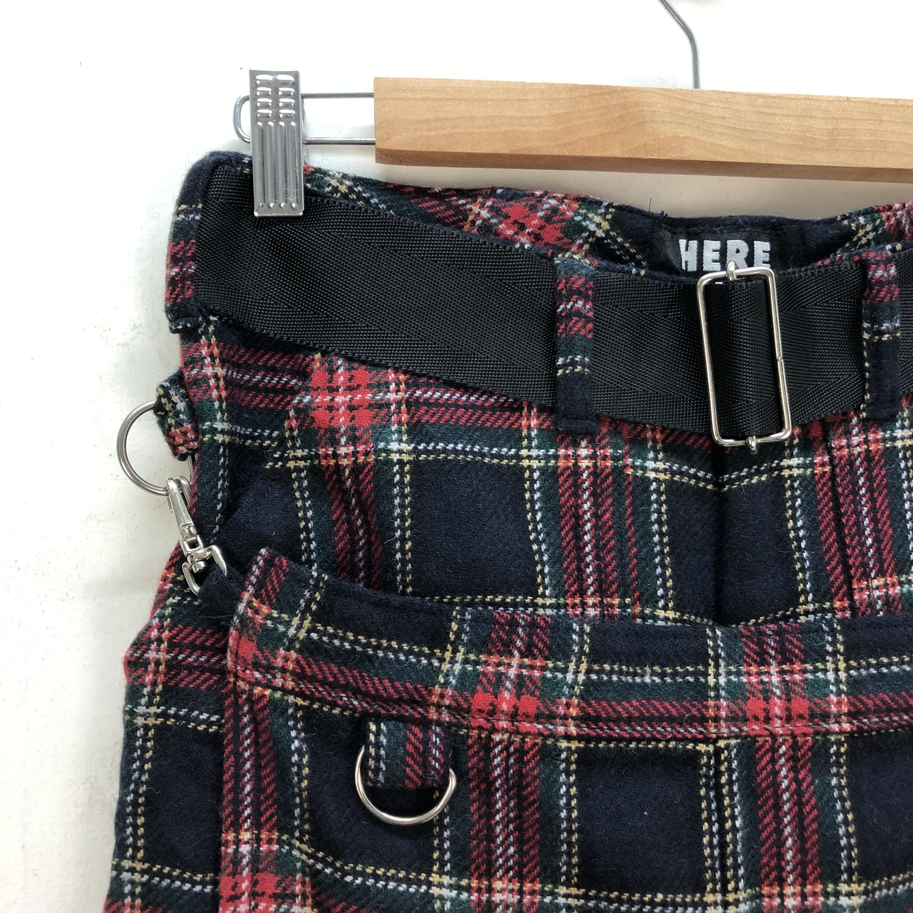 Japanese Brand WHO ARE THESE PUNKS? TARTAN PANTS #6808-89 Size US 29 - 3 Thumbnail