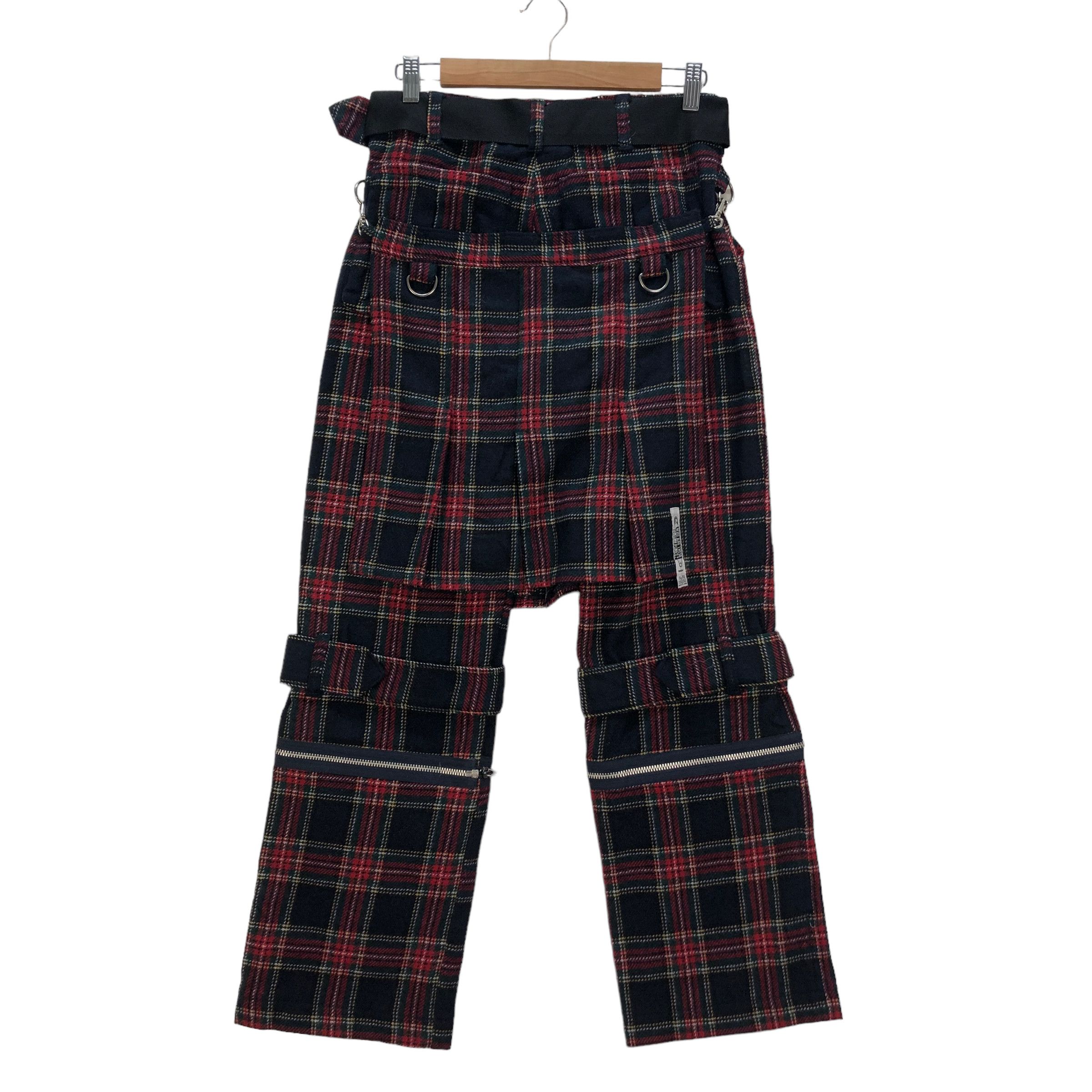 Japanese Brand WHO ARE THESE PUNKS? TARTAN PANTS #6808-89 Size US 29 - 10 Thumbnail
