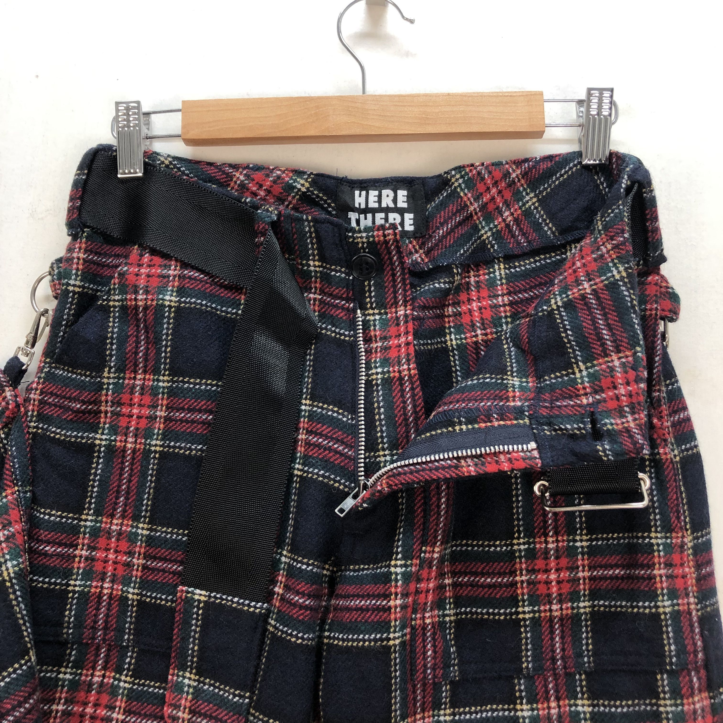 Japanese Brand WHO ARE THESE PUNKS? TARTAN PANTS #6808-89 Size US 29 - 5 Thumbnail