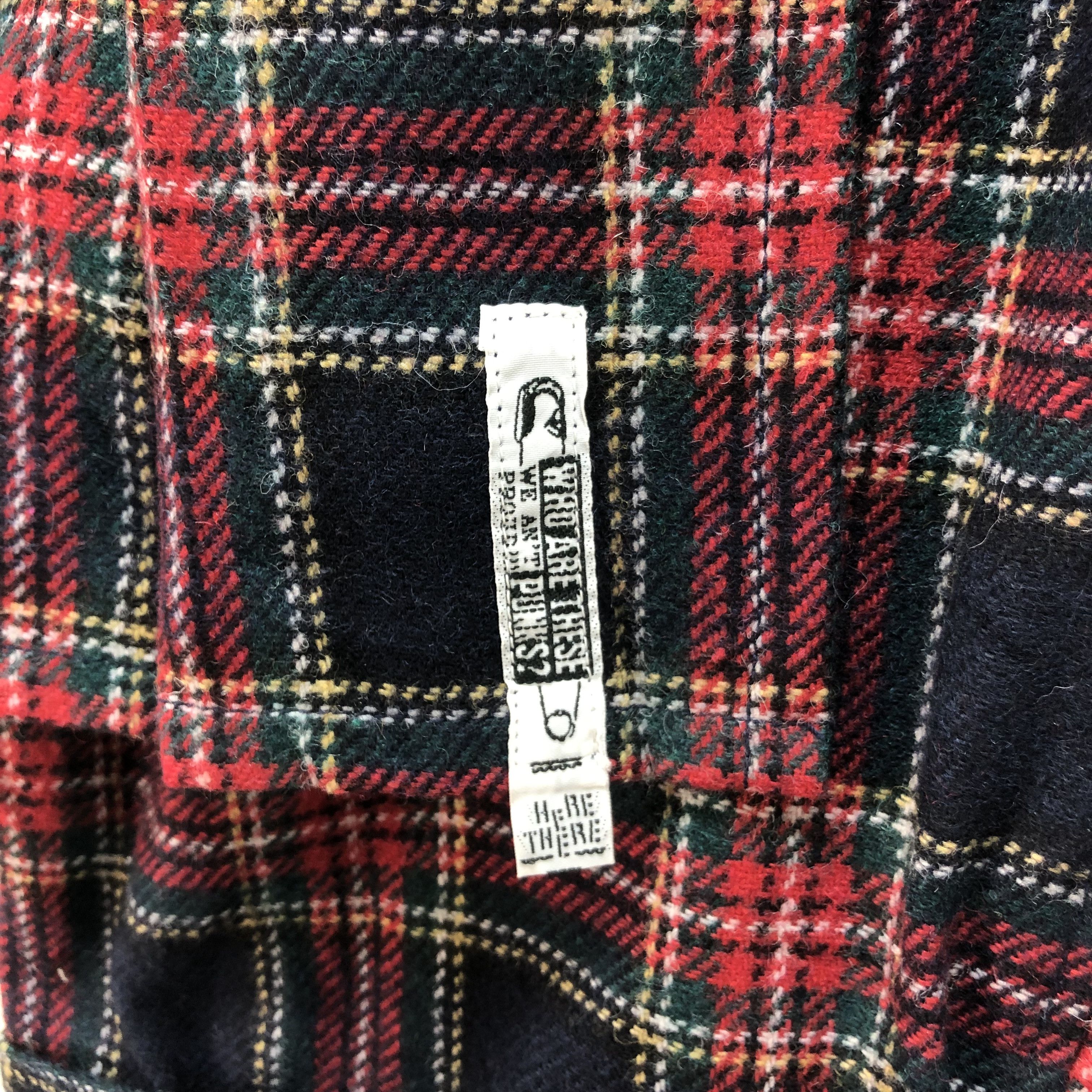 Japanese Brand WHO ARE THESE PUNKS? TARTAN PANTS #6808-89 Size US 29 - 12 Thumbnail