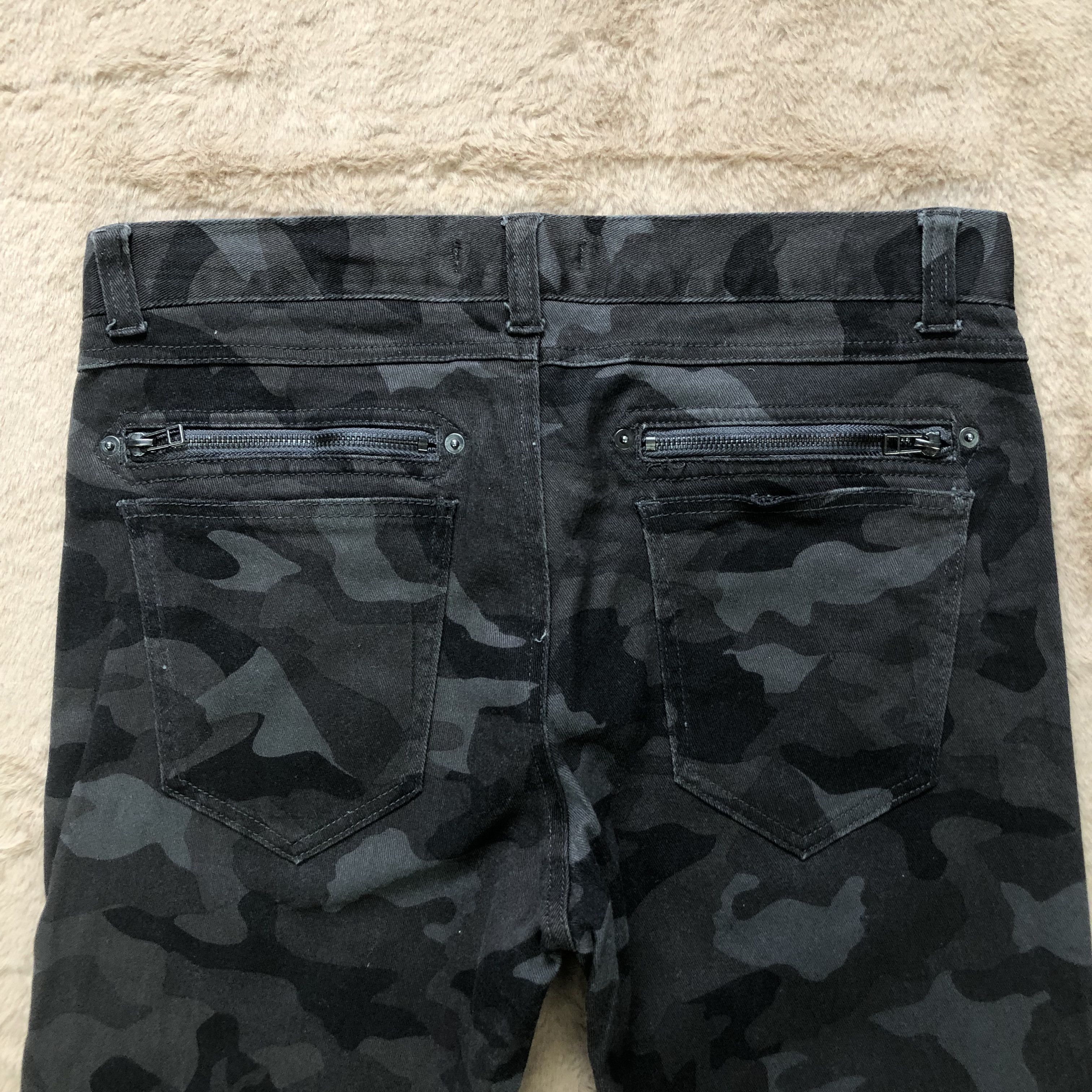 Tete Homme BLACK ON TETE HOMME CAMO PANTS #6788-88 Size US 33 - 9 Thumbnail