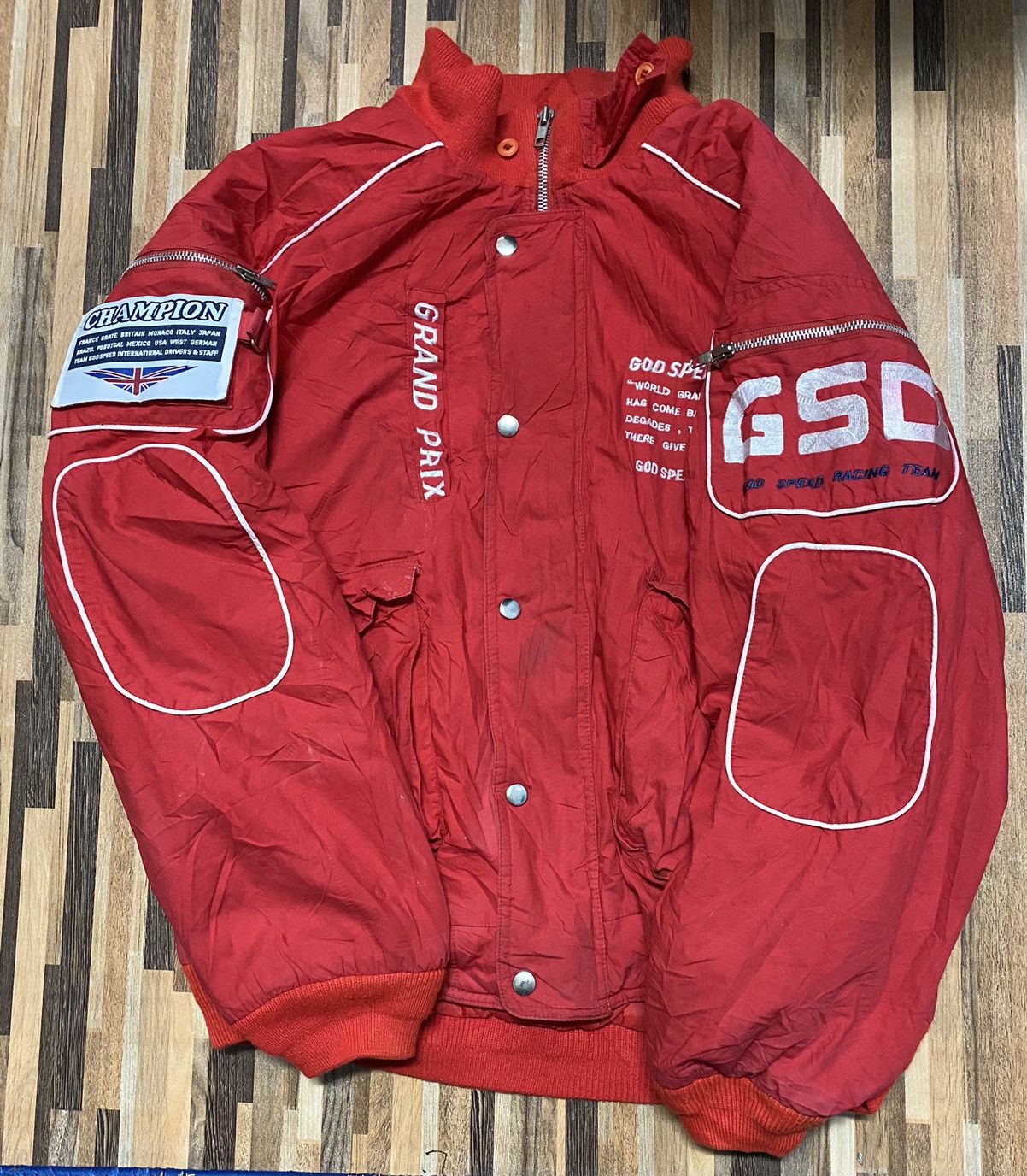 Godspeed × Vintage GODSPEED BRITISH CASUAL EXCLUSIVE CHAMPION RACING JACKET Size US XXL / EU 58 / 5 - 3 Thumbnail