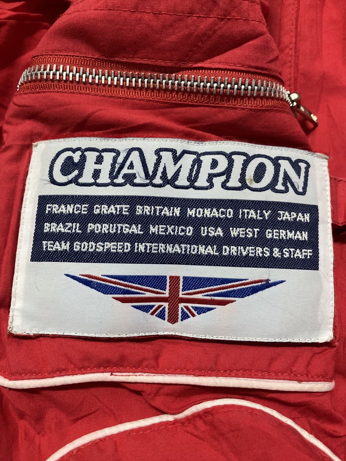 Godspeed × Vintage GODSPEED BRITISH CASUAL EXCLUSIVE CHAMPION RACING JACKET Size US XXL / EU 58 / 5 - 6 Thumbnail