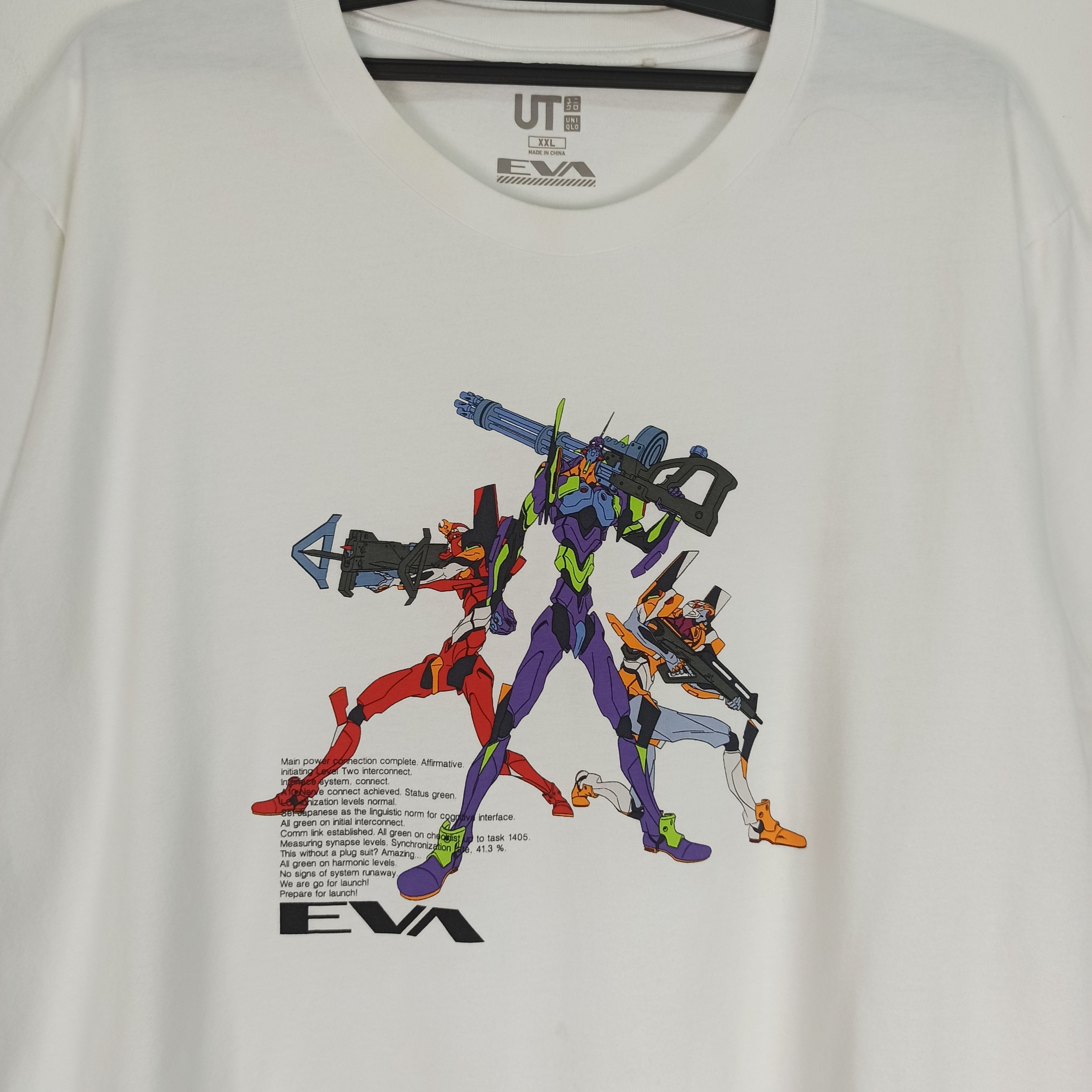 Anime Rare Anime Evangelion by Uniqlo Size US XXL / EU 58 / 5 - 2 Thumbnail