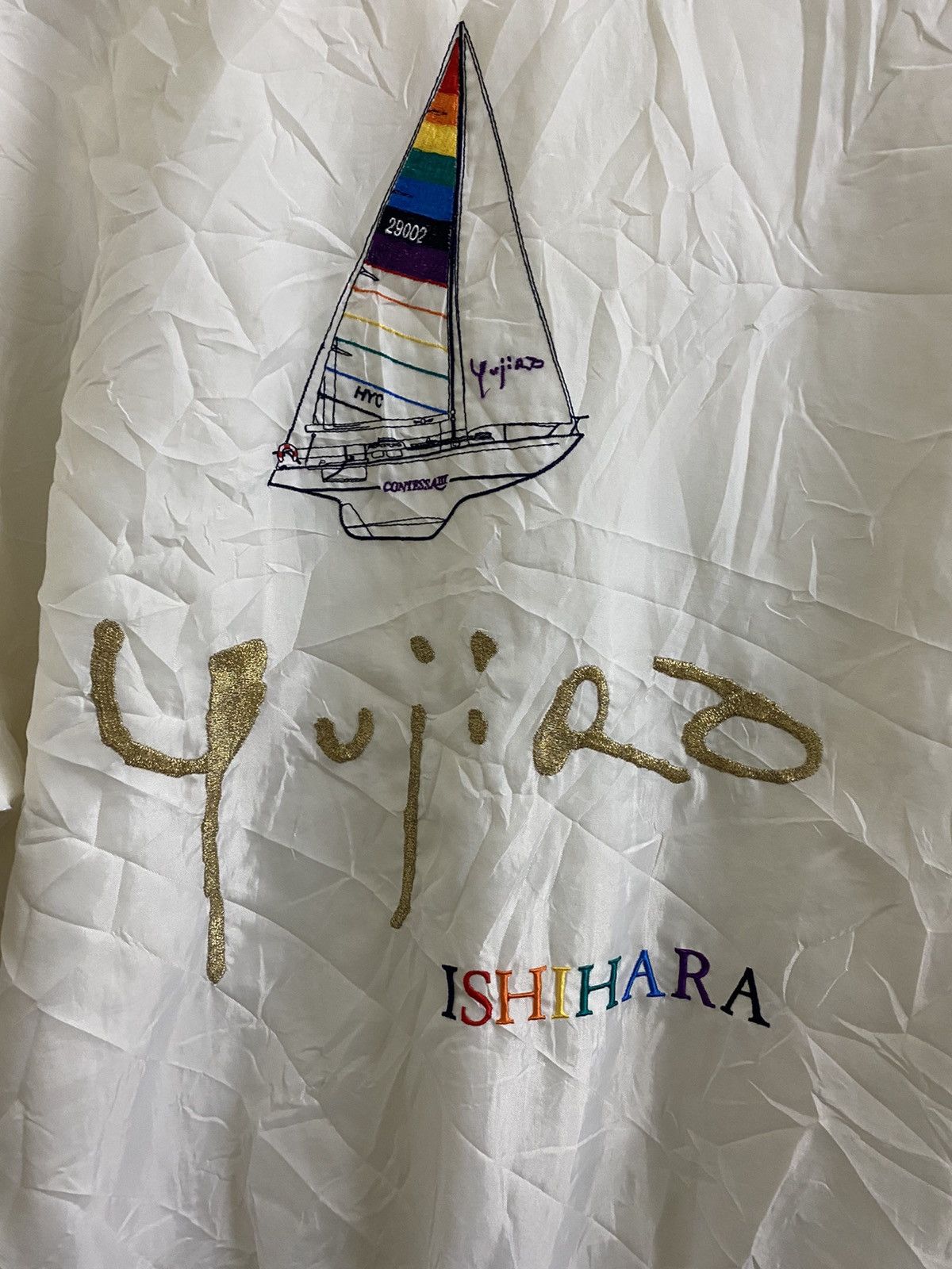 Japanese Brand YUJIRO ISHIHARA RARE REVERSIBLE WINDBREAKER Size US XL / EU 56 / 4 - 7 Thumbnail