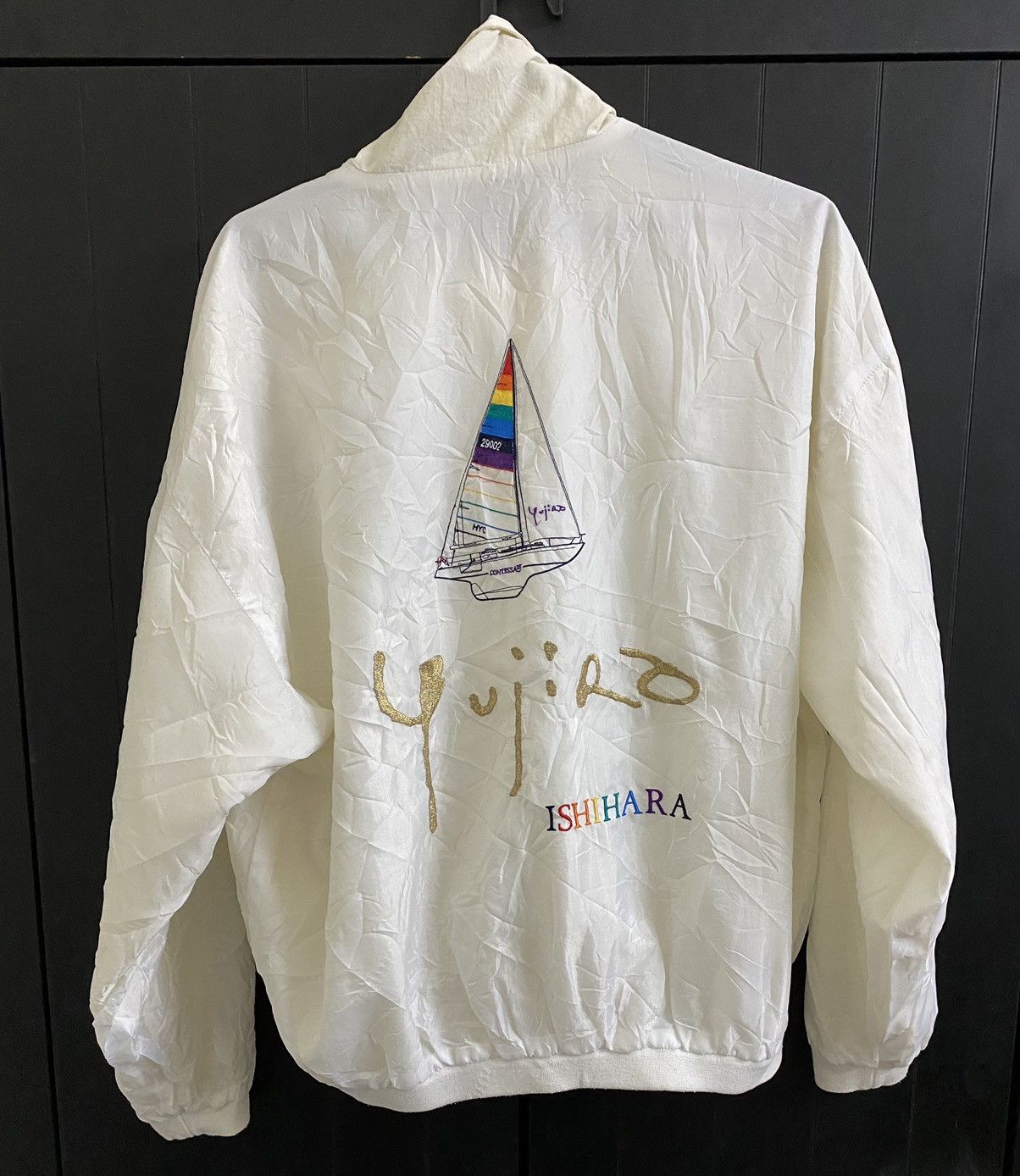 Japanese Brand YUJIRO ISHIHARA RARE REVERSIBLE WINDBREAKER Size US XL / EU 56 / 4 - 1 Thumbnail