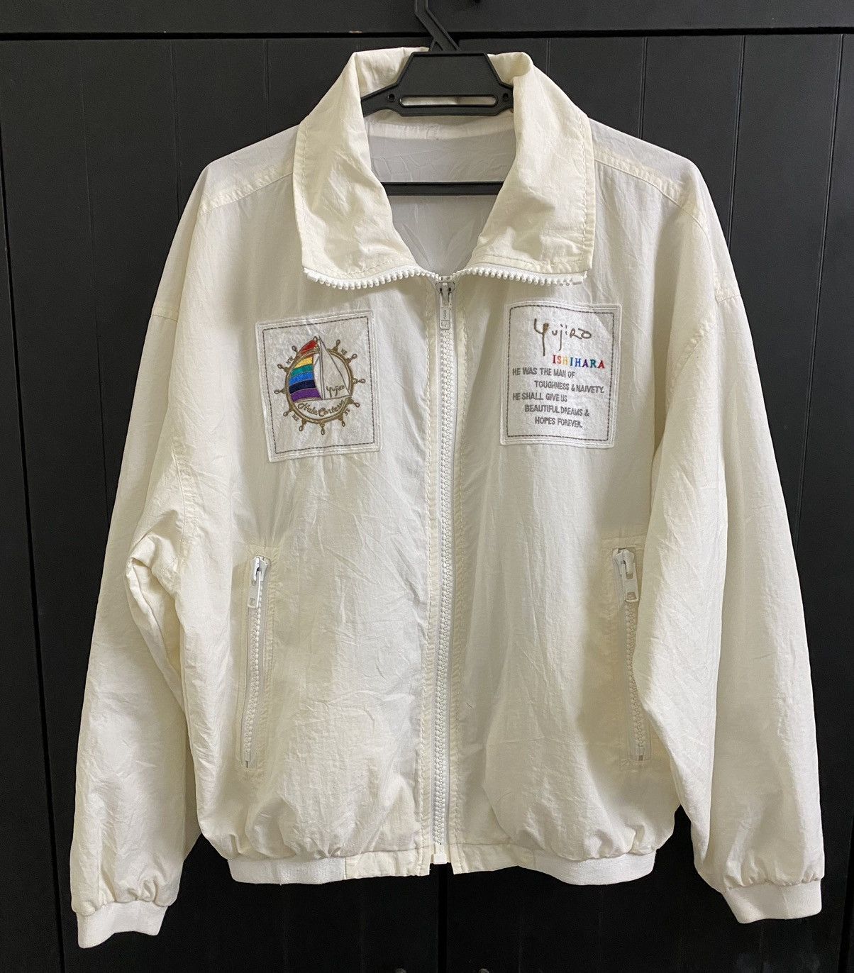 Japanese Brand YUJIRO ISHIHARA RARE REVERSIBLE WINDBREAKER Size US XL / EU 56 / 4 - 2 Thumbnail