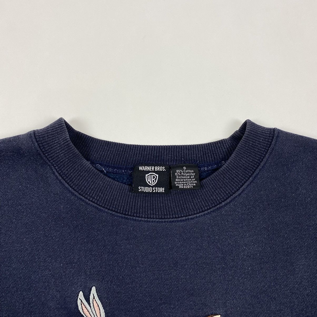 Vintage × Warner Bros 1996 Vintage Warner Bros Studio Embroidery Logo Sweatshirt Size US S / EU 44-46 / 1 - 5 Thumbnail
