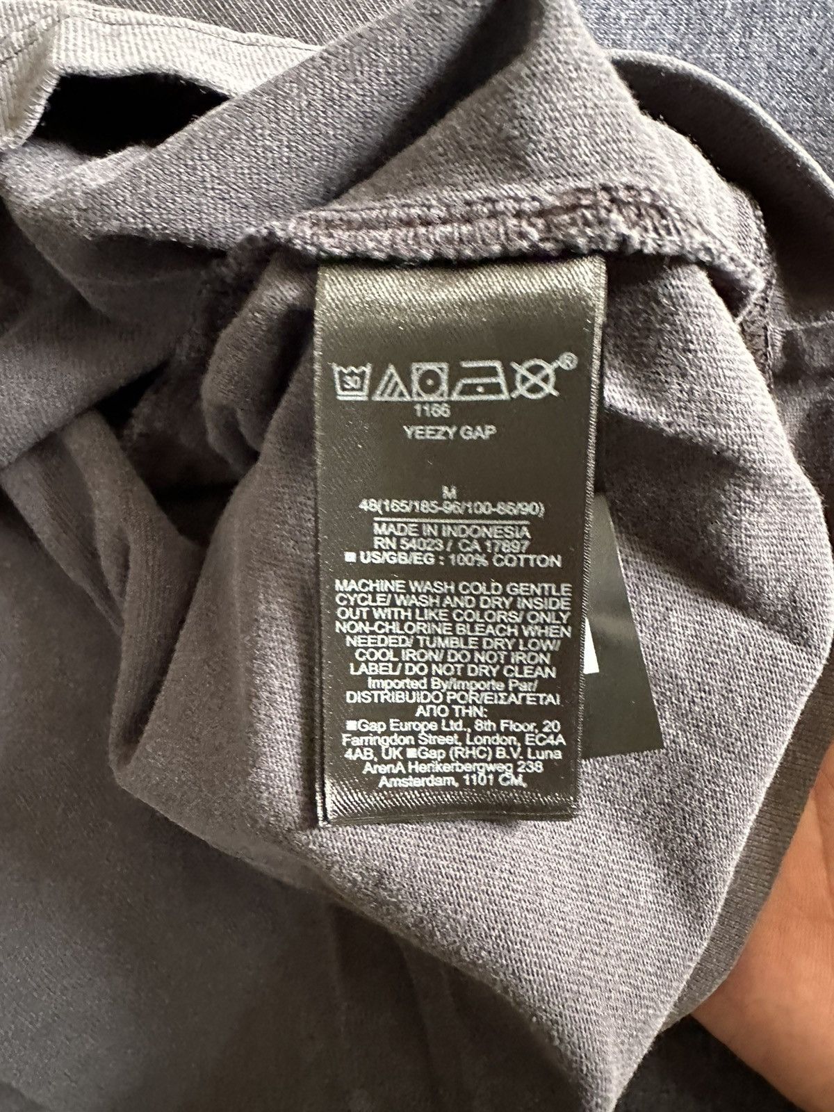 Gap × Kanye West Long sleeve Fit LS tee T shirt Yeezy YZY Gap Size US M / EU 48-50 / 2 - 3 Thumbnail