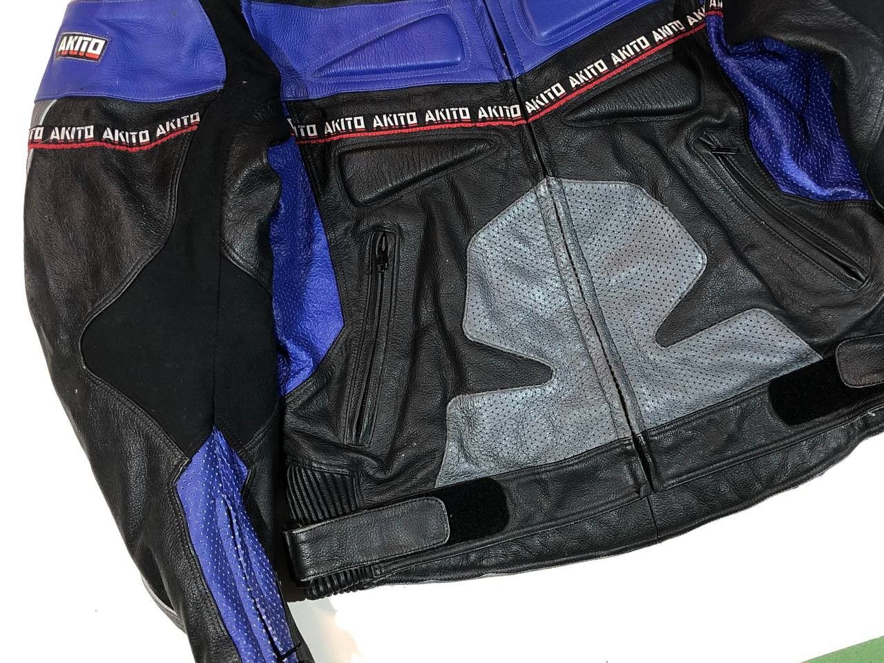 Japanese Brand Akito Moto Leather Jacket Racing Size US M / EU 48-50 / 2 - 8 Thumbnail