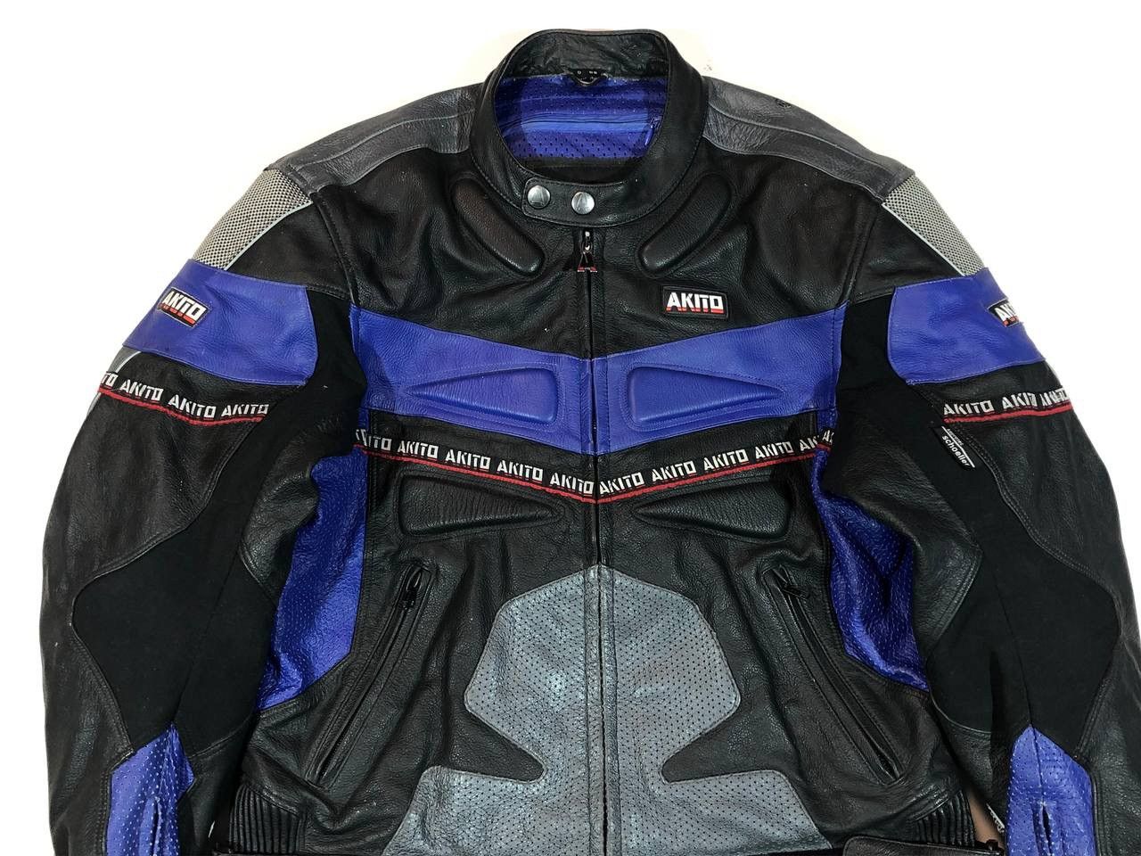 Japanese Brand Akito Moto Leather Jacket Racing Size US M / EU 48-50 / 2 - 5 Thumbnail