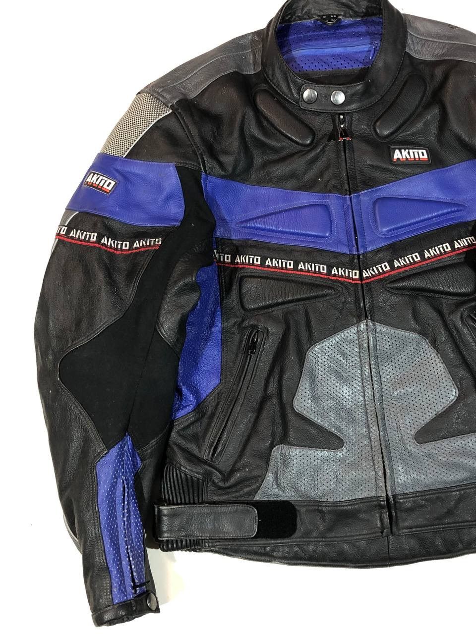 Japanese Brand Akito Moto Leather Jacket Racing Size US M / EU 48-50 / 2 - 4 Thumbnail