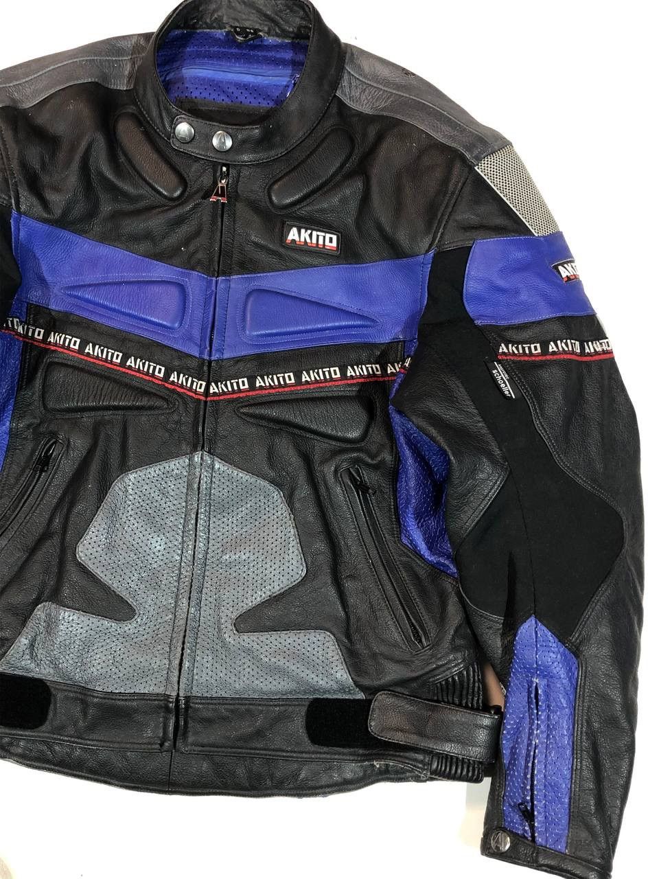 Japanese Brand Akito Moto Leather Jacket Racing Size US M / EU 48-50 / 2 - 3 Thumbnail