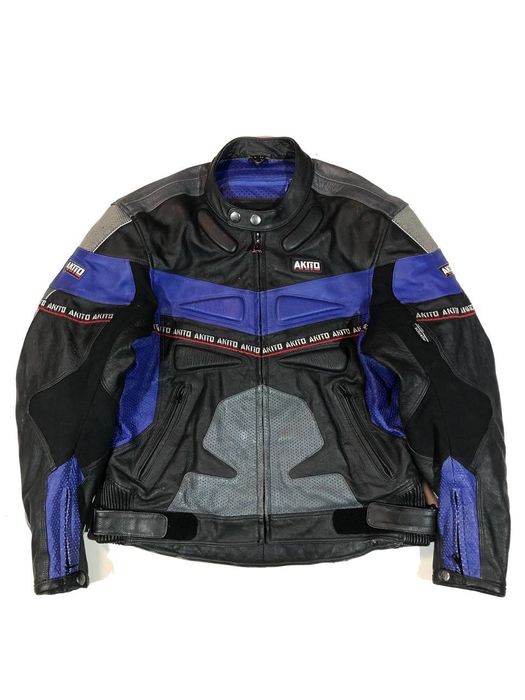 Akito leather clearance motorcycle jacket