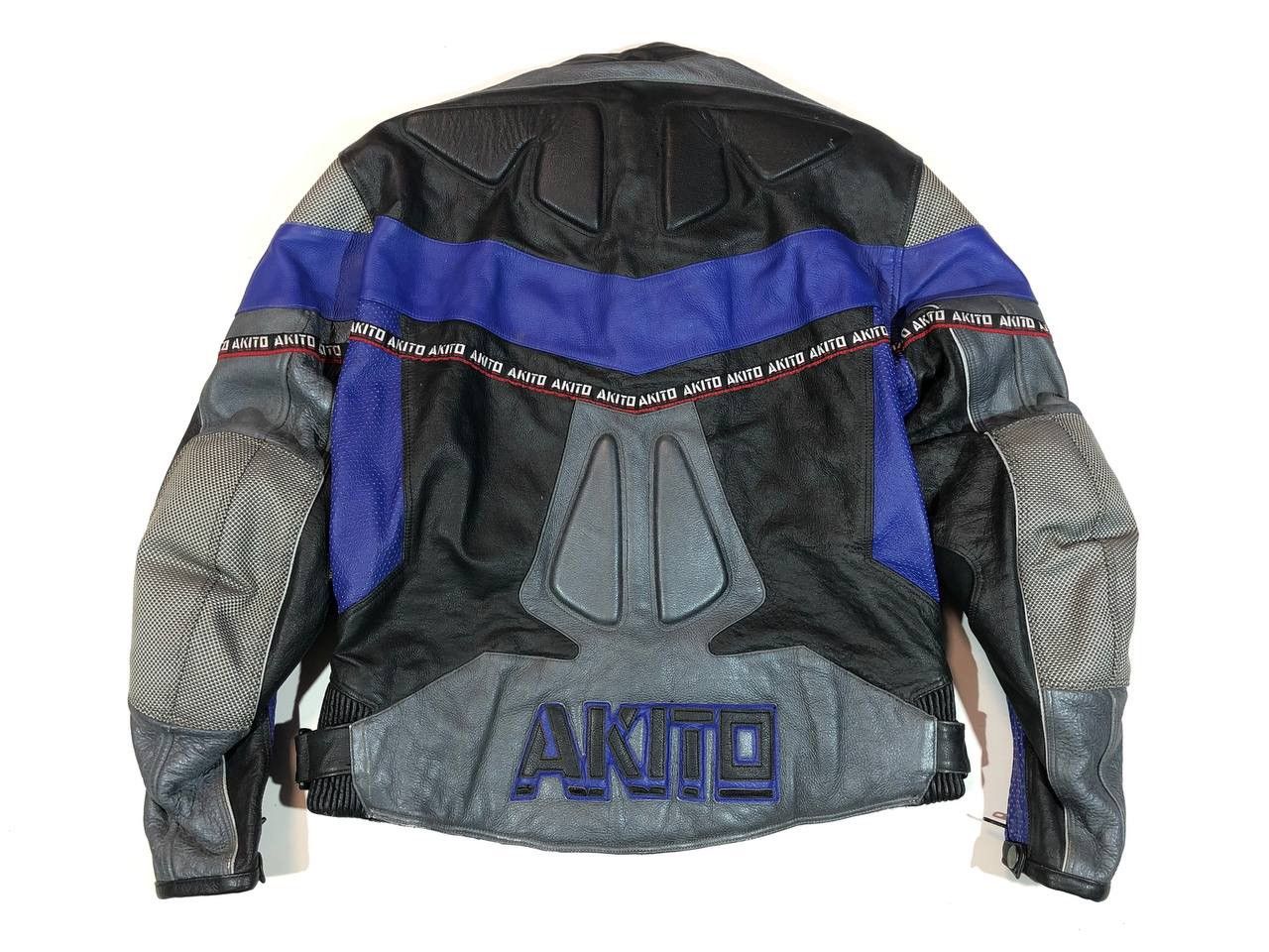 Japanese Brand Akito Moto Leather Jacket Racing Size US M / EU 48-50 / 2 - 2 Thumbnail