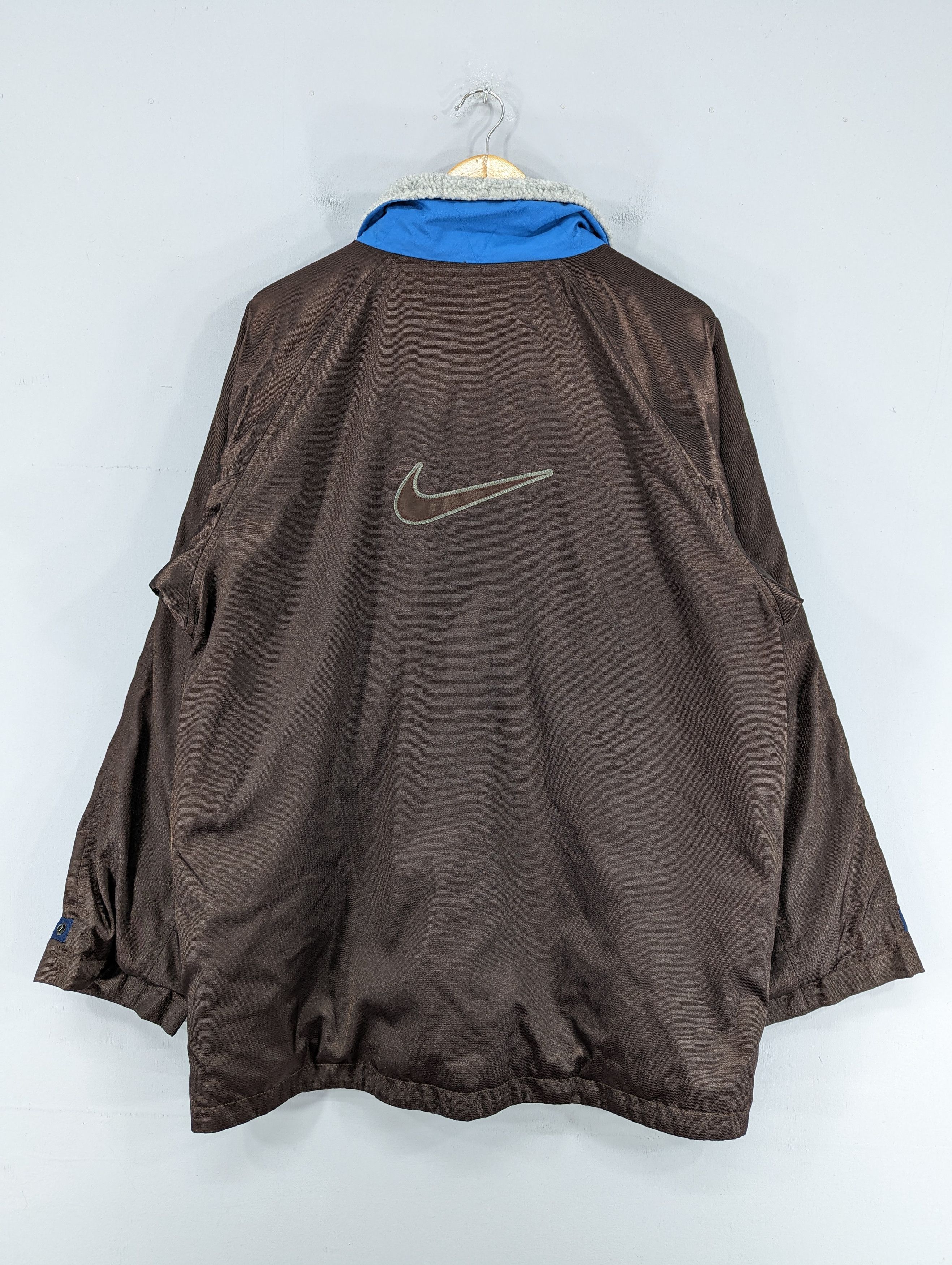 Nike 💥RARE💥Vintage 90s Nike Fleece Snap Button Jacket Size US M / EU 48-50 / 2 - 17 Thumbnail