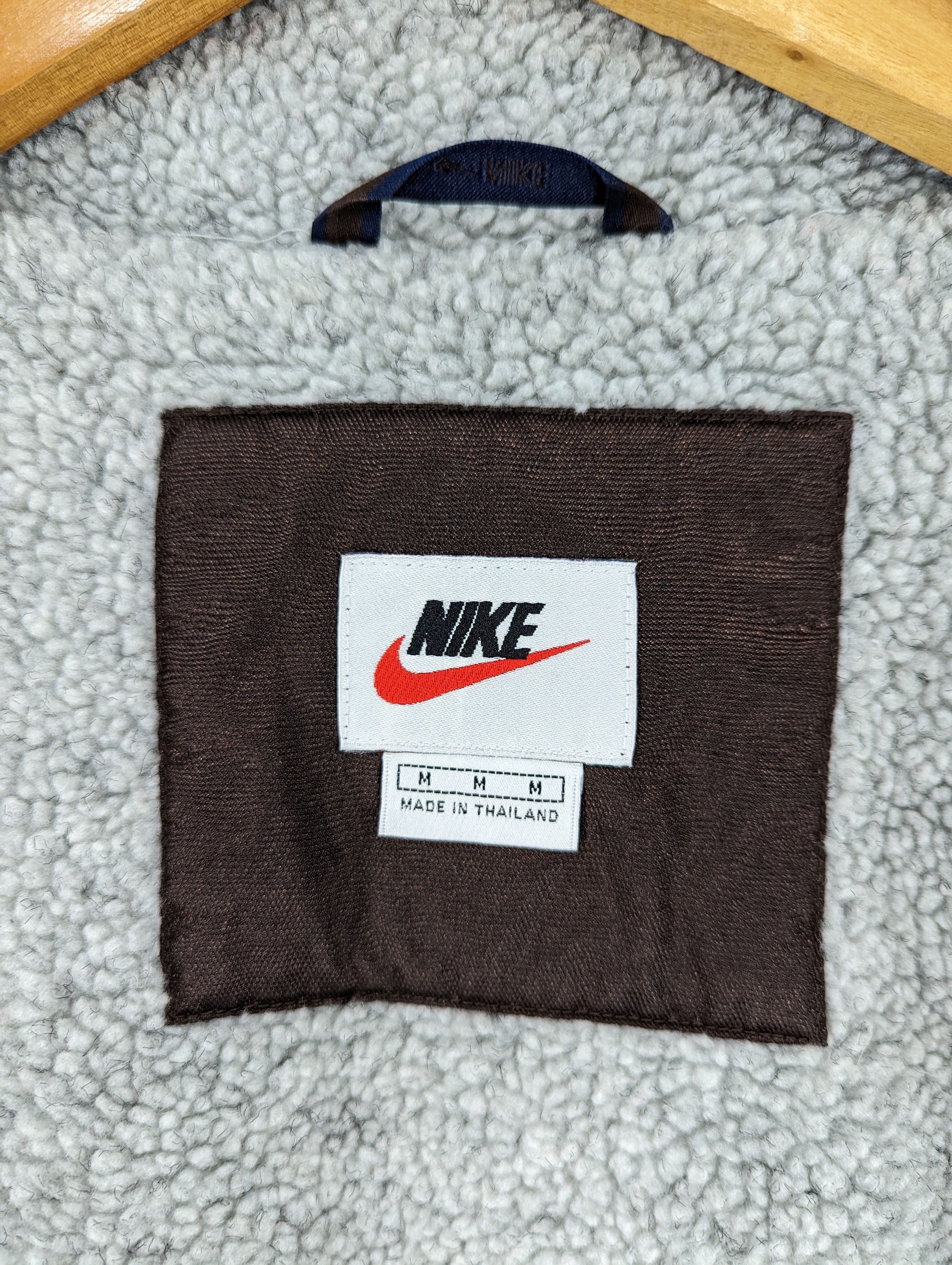 Nike 💥RARE💥Vintage 90s Nike Fleece Snap Button Jacket Size US M / EU 48-50 / 2 - 13 Thumbnail
