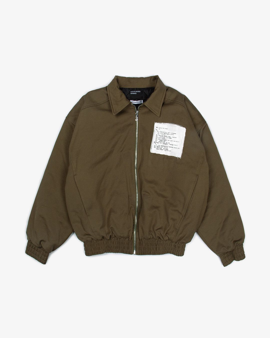 image of Enfants Riches Deprimes Maxfield Exclsuive Hand Painted Jacket (1/5) in Green, Men's (Size XL)