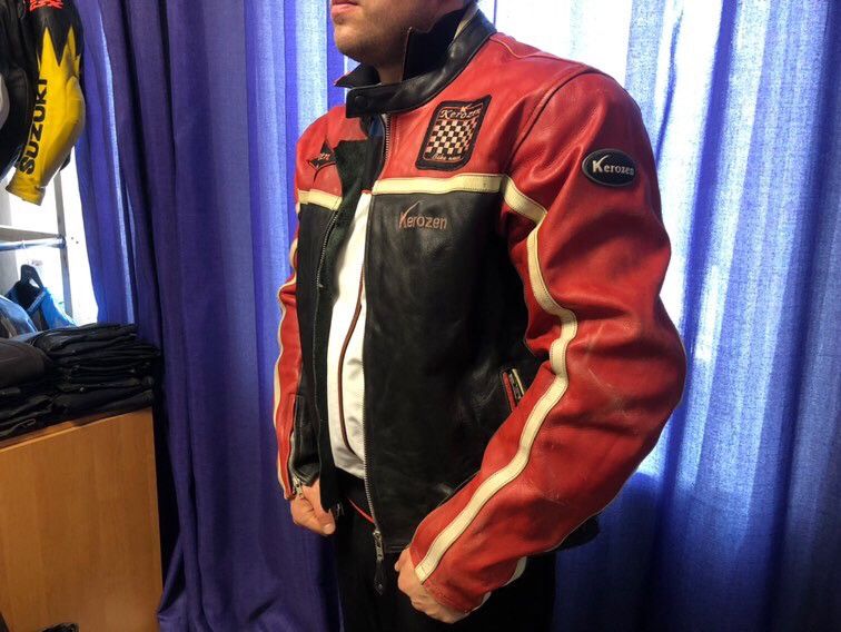 Other Kerozen Moto Leather Jacket Vintage Size US XL / EU 56 / 4 - 14 Thumbnail