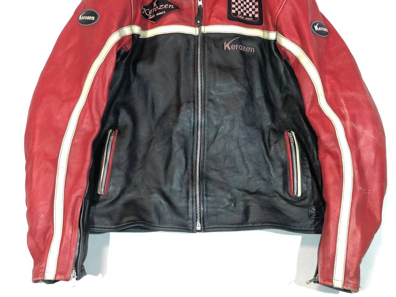 Other Kerozen Moto Leather Jacket Vintage Size US XL / EU 56 / 4 - 6 Thumbnail