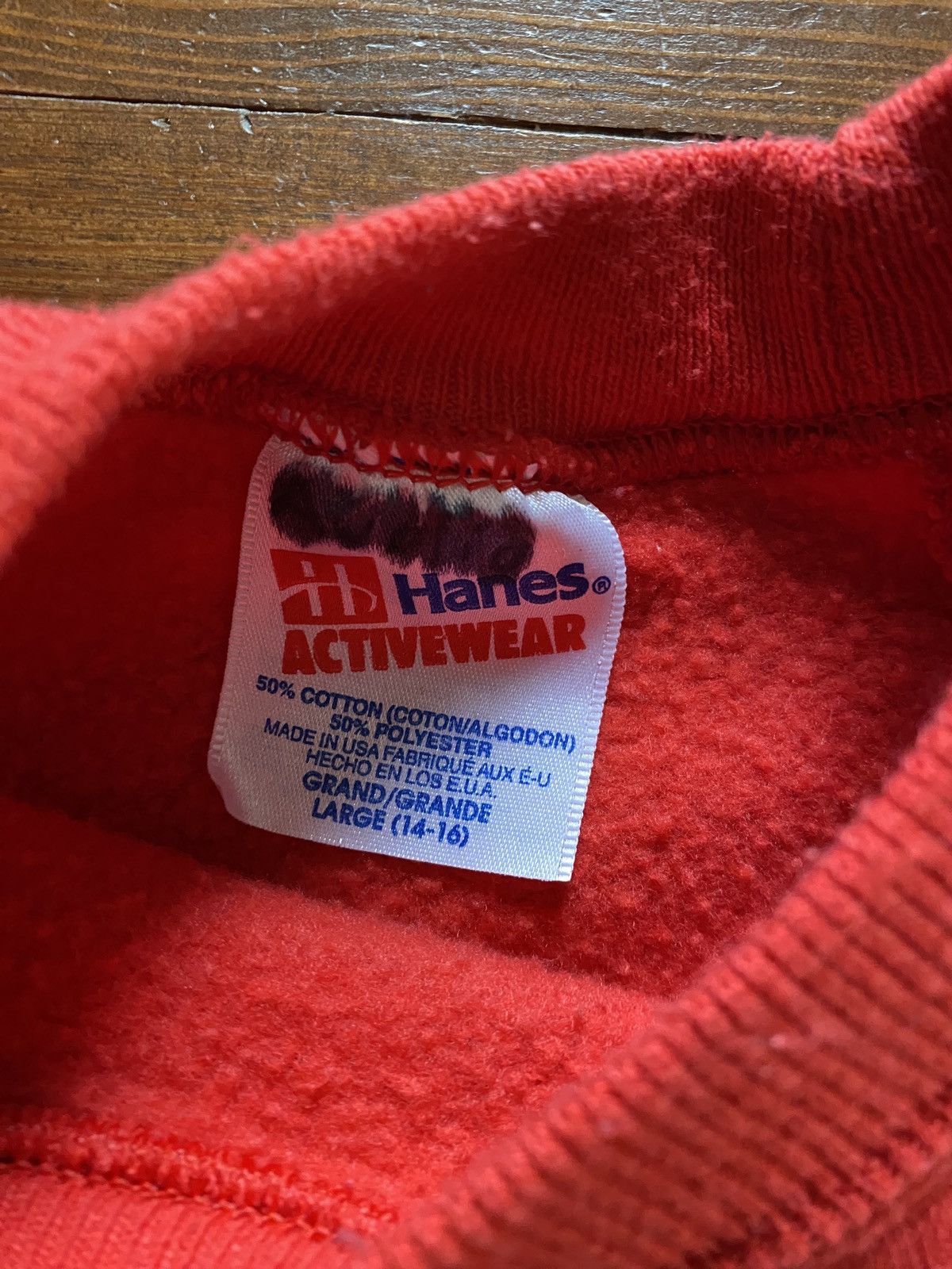 NCAA Vintage 90’s Indiana Hoosiers Kid’s Crewneck Sweatshirt Size US XXS / EU 40 - 9 Thumbnail