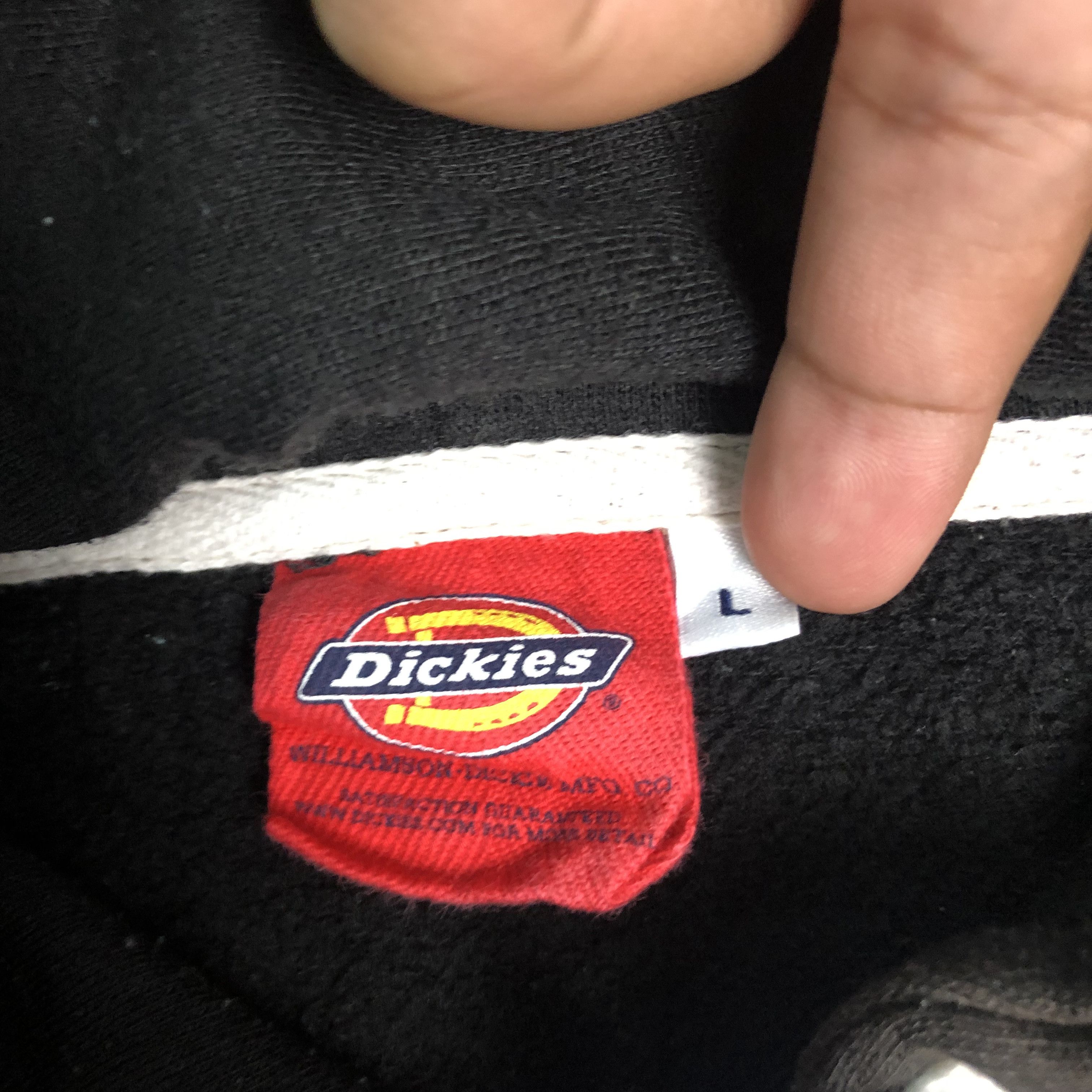 Dickies × Vintage Vintage Dickies Black Hoodies #413 Size US XL / EU 56 / 4 - 8 Thumbnail