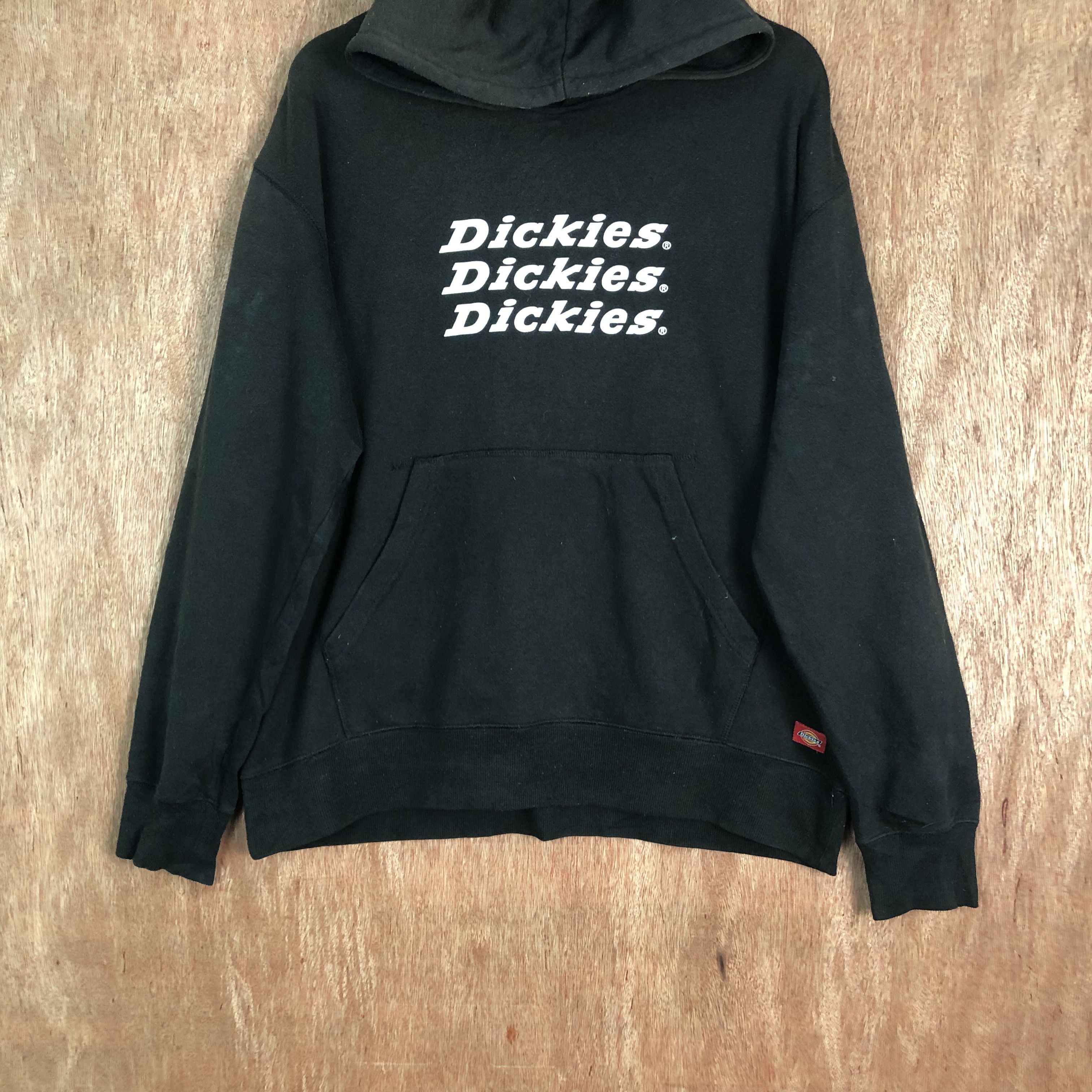 Dickies × Vintage Vintage Dickies Black Hoodies #413 Size US XL / EU 56 / 4 - 3 Thumbnail