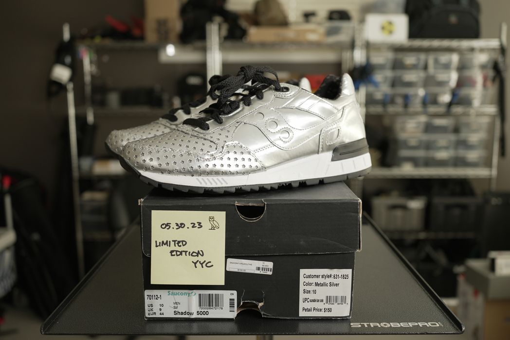 Saucony Saucony x Play Cloths Shadow 5000 Metallic Silver Grailed