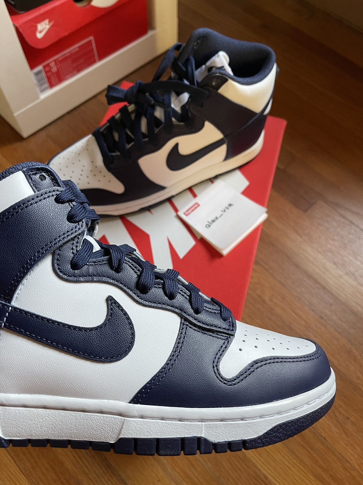 Nike Nike Dunk High Championship Navy Size US 7 / EU 40 - 5 Thumbnail