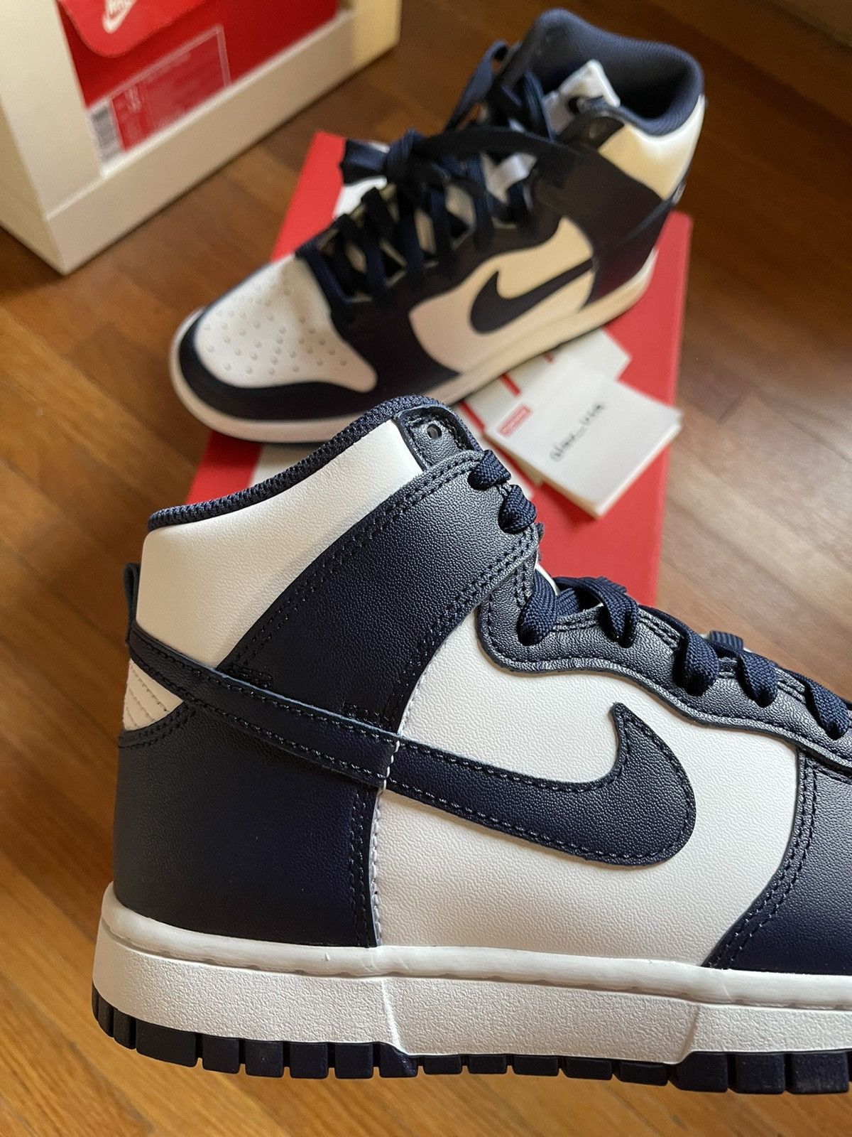 Nike Nike Dunk High Championship Navy Size US 7 / EU 40 - 4 Thumbnail