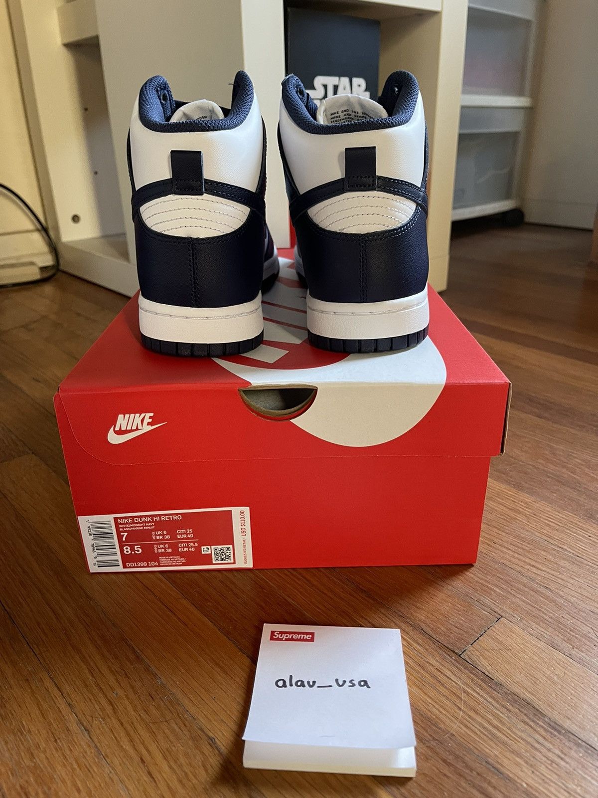 Nike Nike Dunk High Championship Navy Size US 7 / EU 40 - 6 Thumbnail