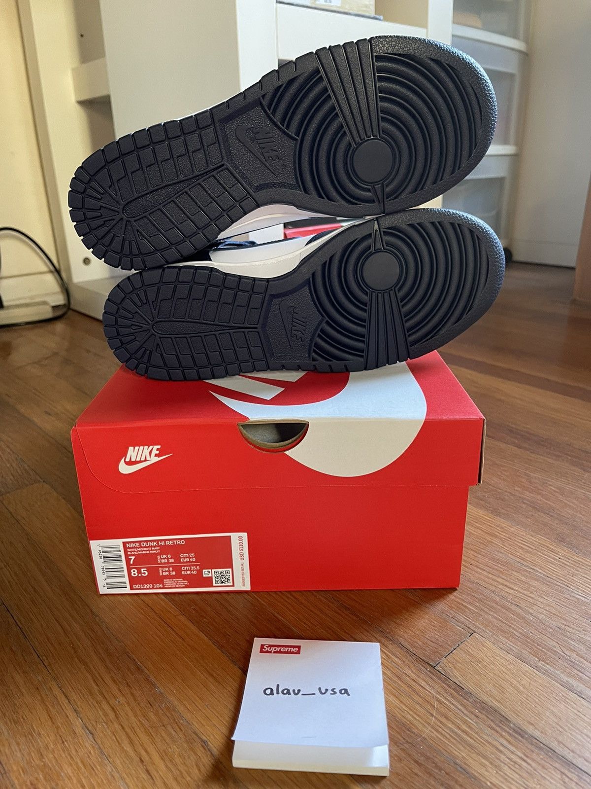 Nike Nike Dunk High Championship Navy Size US 7 / EU 40 - 7 Thumbnail