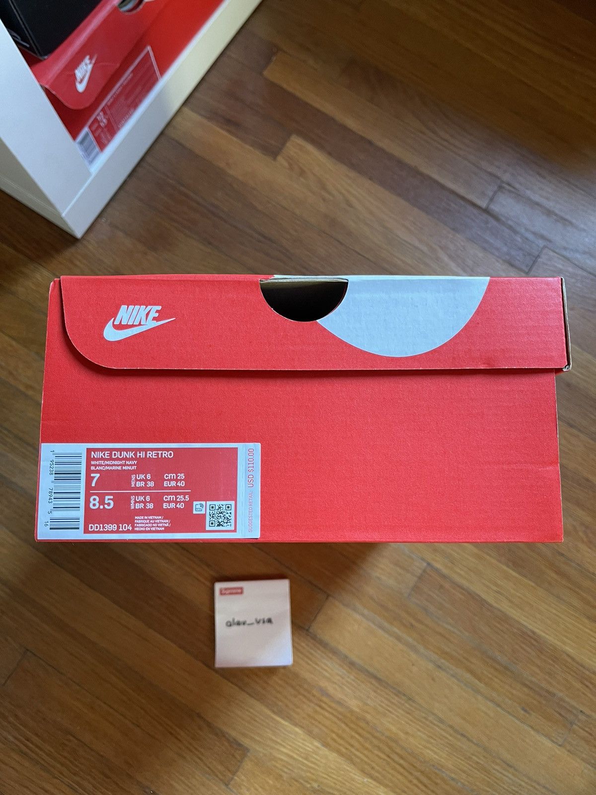 Nike Nike Dunk High Championship Navy Size US 7 / EU 40 - 8 Thumbnail