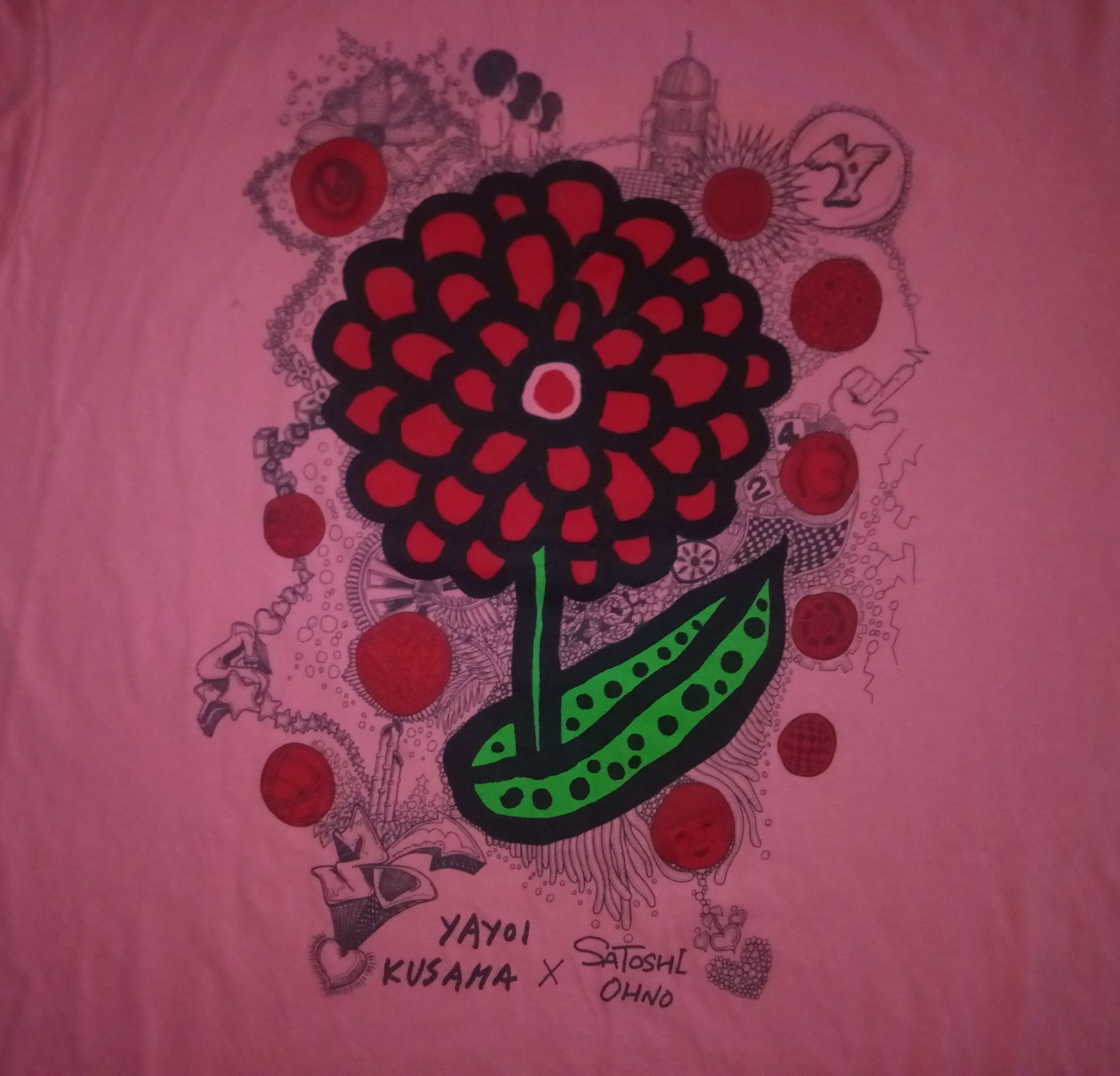 Japanese Brand Yayoi Kusama designer japan art floral tshirt Size US M / EU 48-50 / 2 - 1 Thumbnail