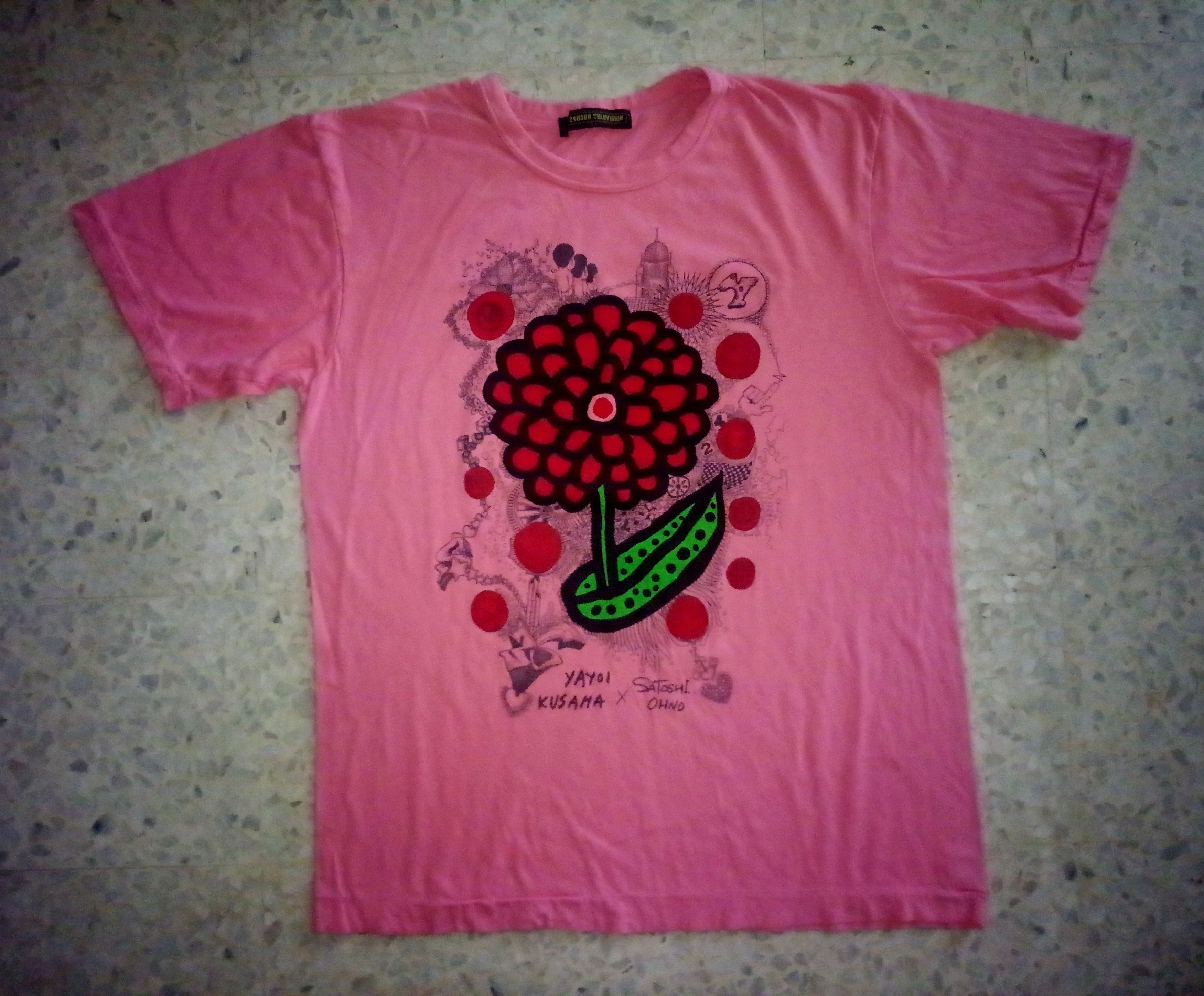 Japanese Brand Yayoi Kusama designer japan art floral tshirt Size US M / EU 48-50 / 2 - 2 Thumbnail