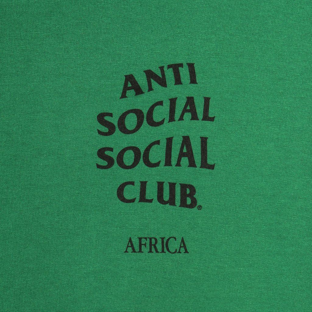 Anti Social Social Club DS FW21 ASSC Black Africa Green Hoodie BAPE KITH KAWS FOG Size US XL / EU 56 / 4 - 5 Thumbnail