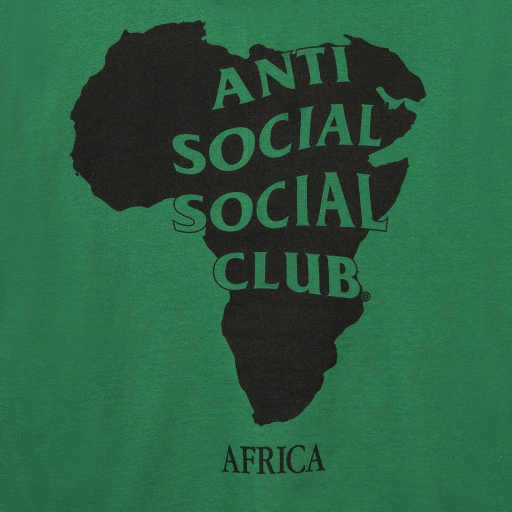 Anti Social Social Club DS FW21 ASSC Black Africa Green Hoodie BAPE KITH KAWS FOG Size US XL / EU 56 / 4 - 3 Thumbnail
