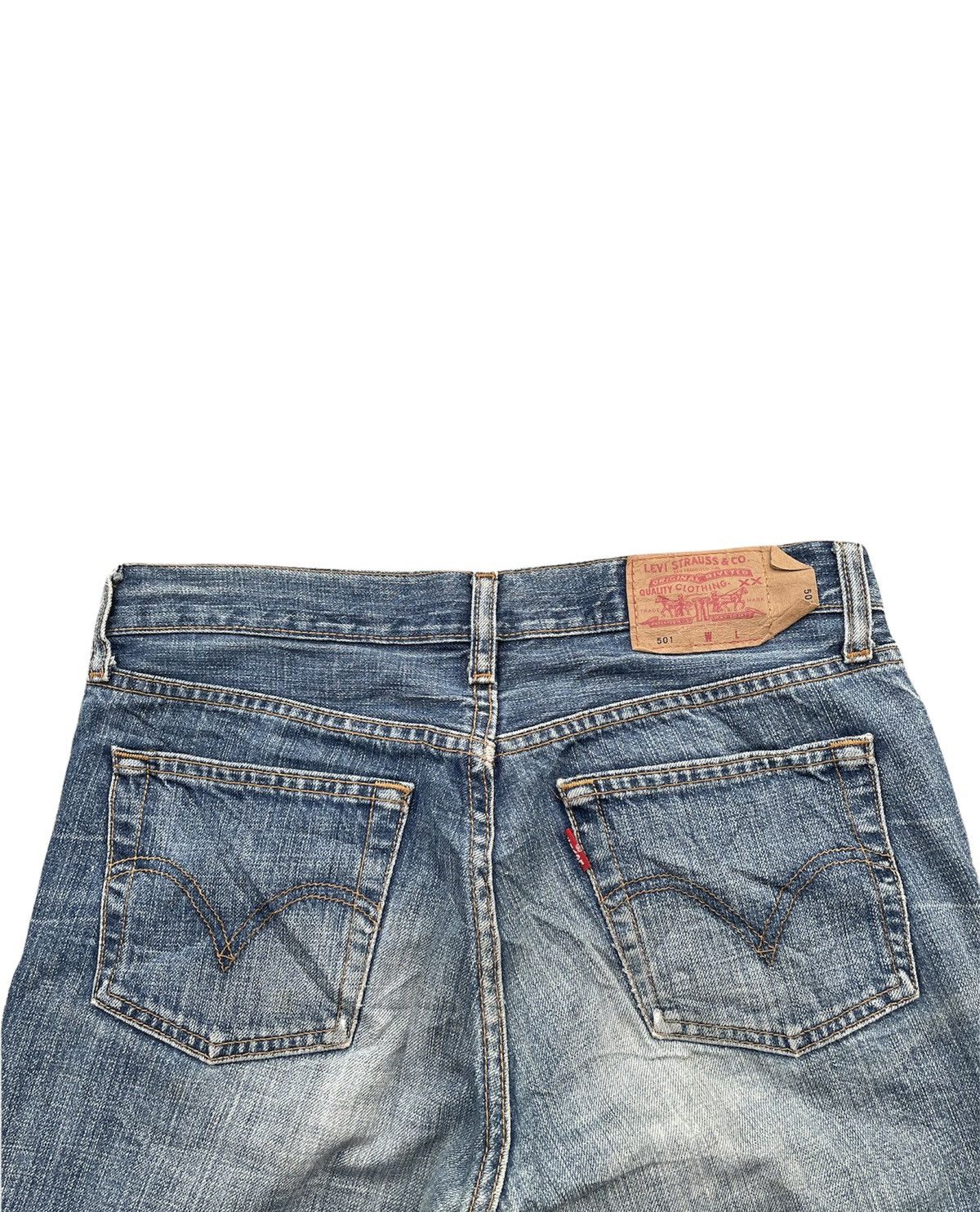 Levi's Levi’s 501 e Vintage 2002 Aging Distressed Denim Size US 30 / EU 46 - 13 Thumbnail