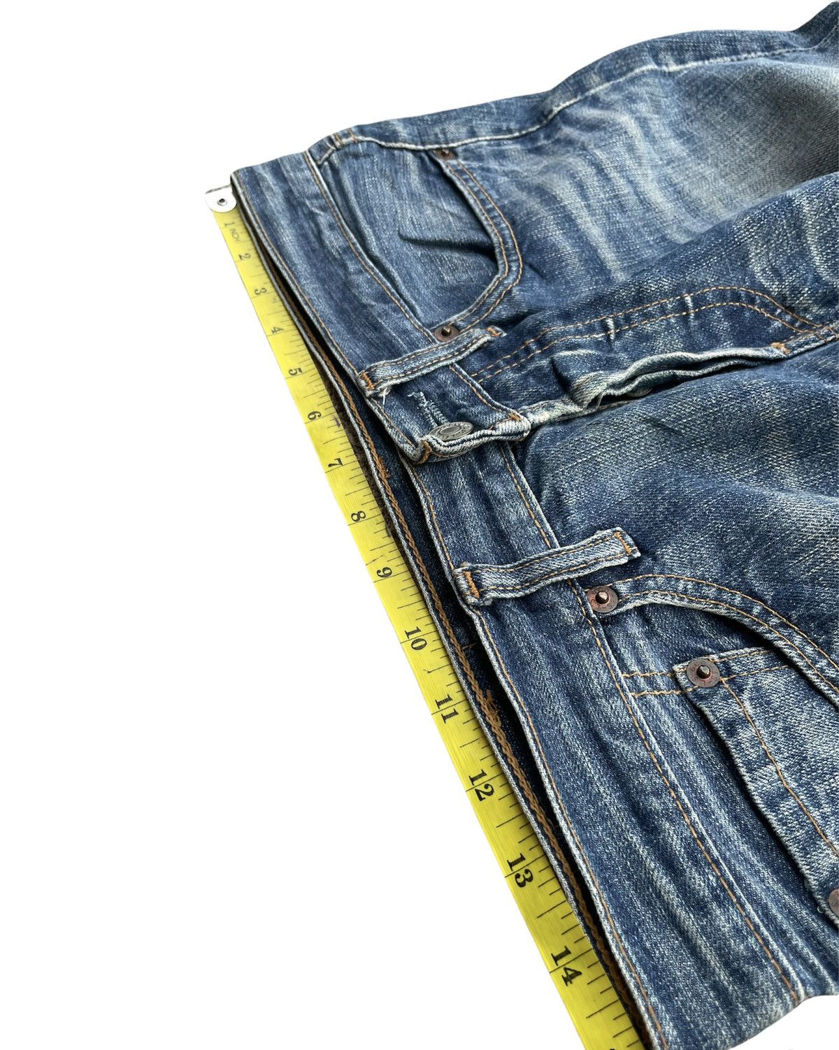 Levi's Levi’s 501 e Vintage 2002 Aging Distressed Denim Size US 30 / EU 46 - 14 Thumbnail
