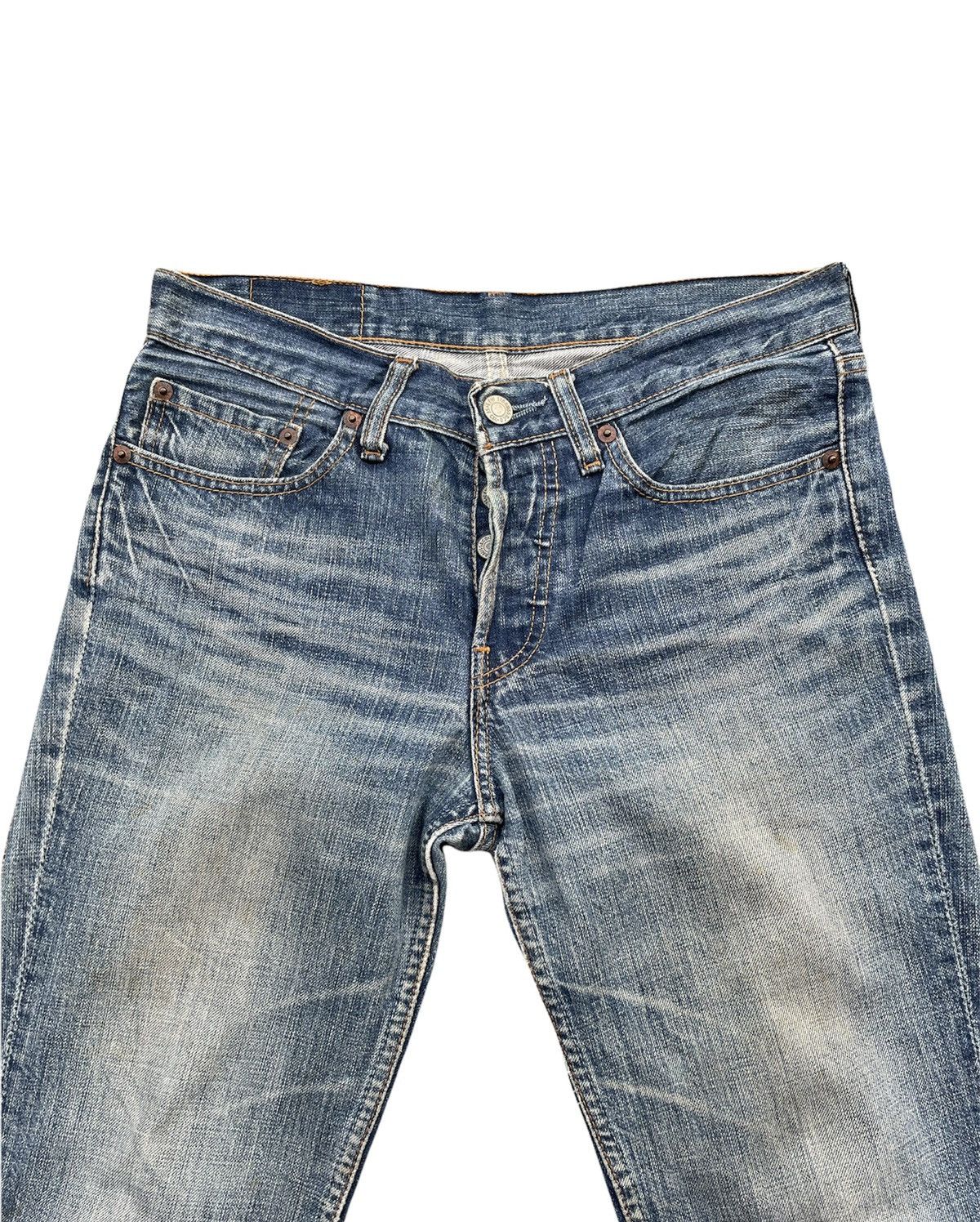 Levi's Levi’s 501 e Vintage 2002 Aging Distressed Denim Size US 30 / EU 46 - 6 Thumbnail